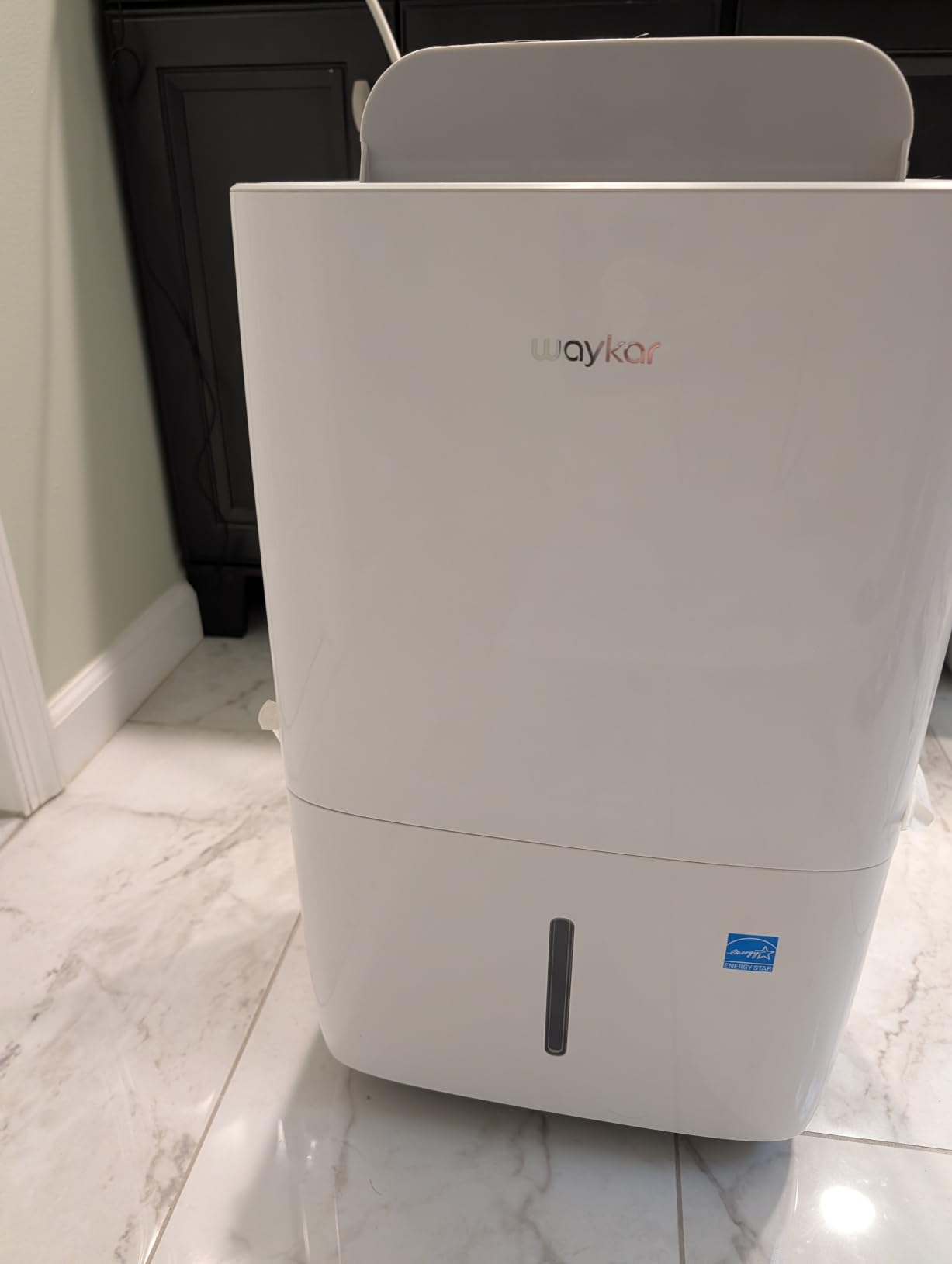 Waykar 150 Pint 7000 Sq.Ft Dehumidifier for Basement with Drain Hose & Tank customer photo 1