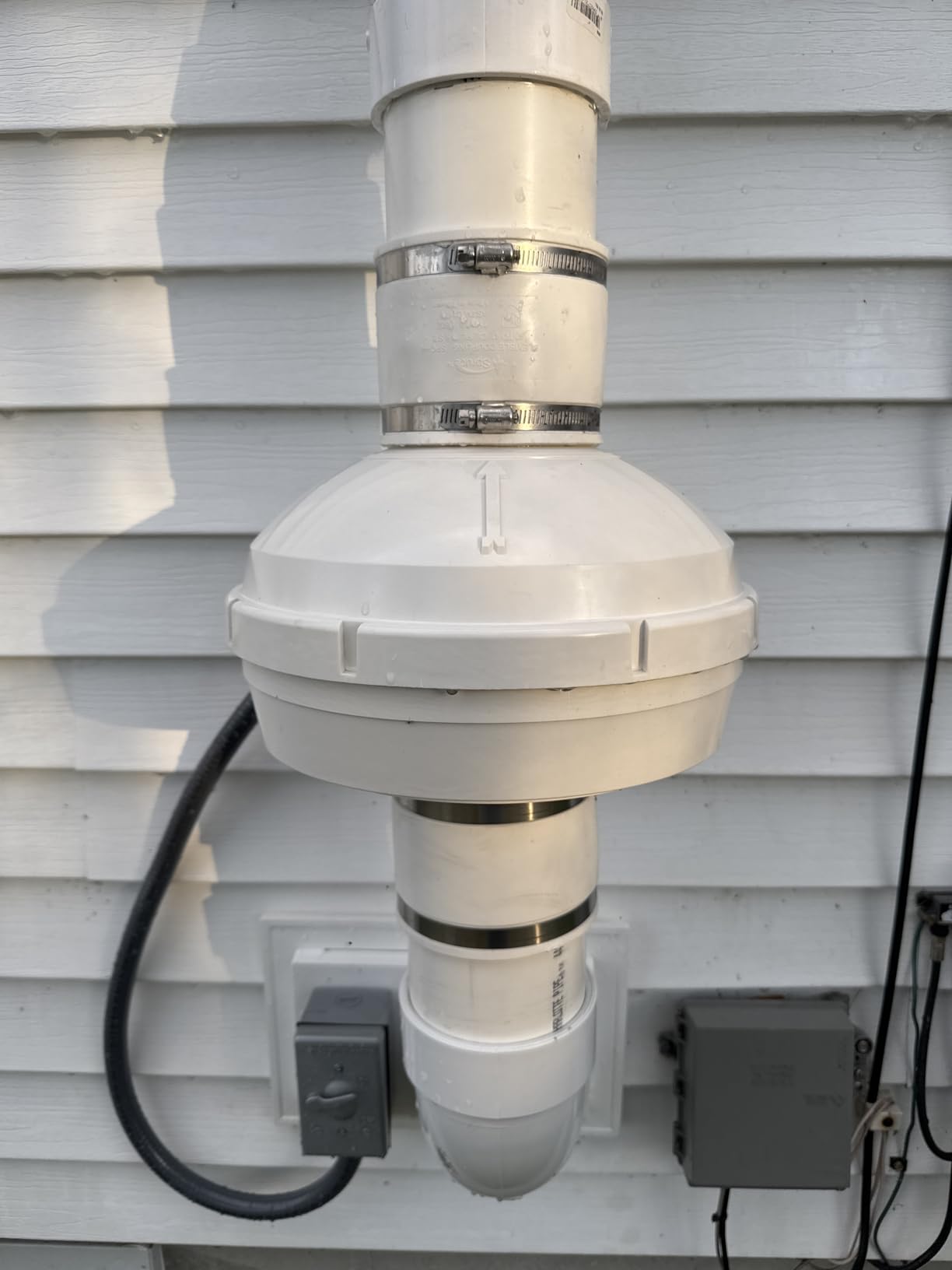 Festa AMG Maverick Radon Fan - Quiet and Energy Efficient 260 CFM Radon Mitigation System Inline Duct Fan - 4