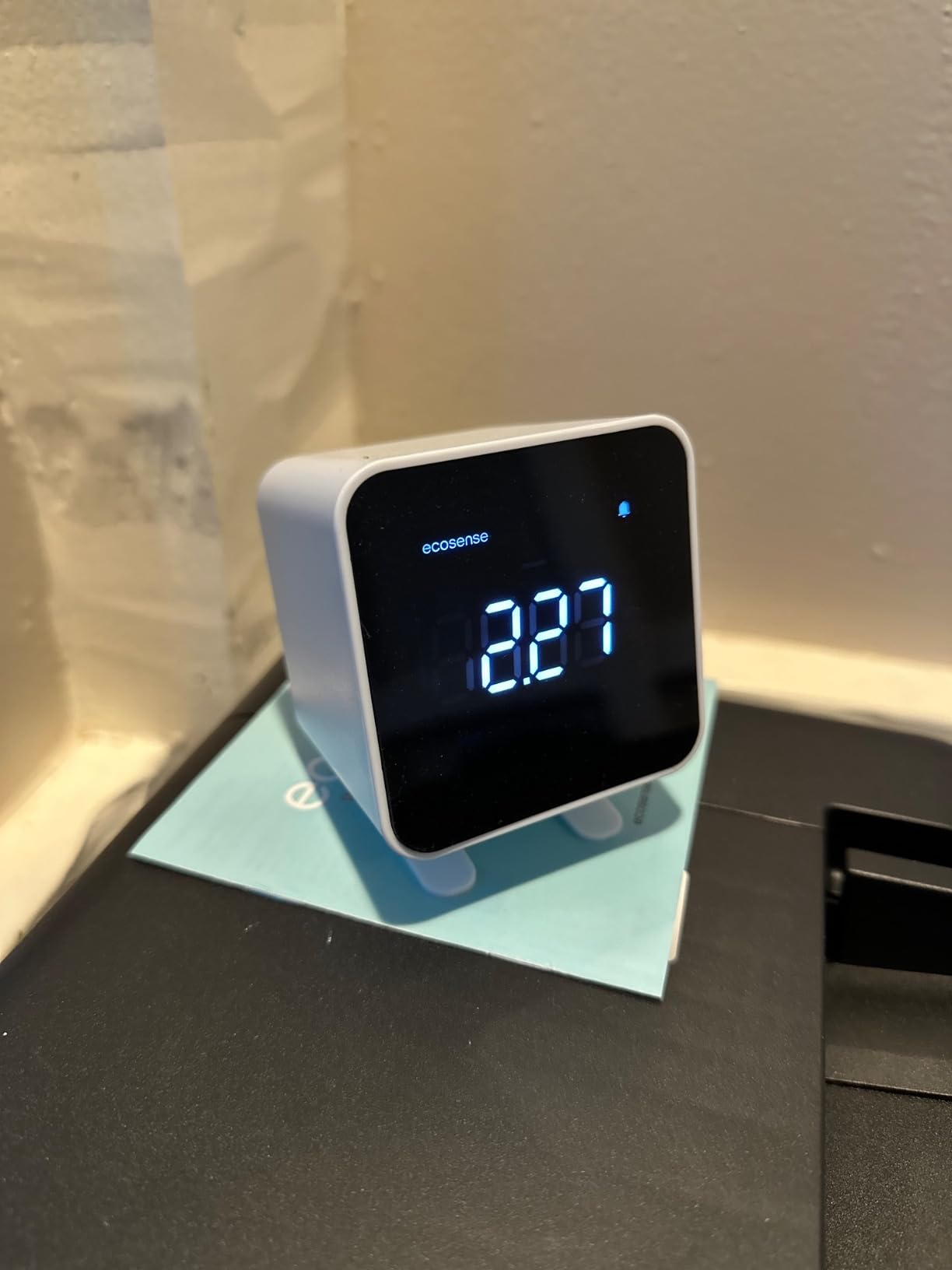 Ecosense Digital Radon Detector for Home, Plug-in, Display, EB100 customer photo 2