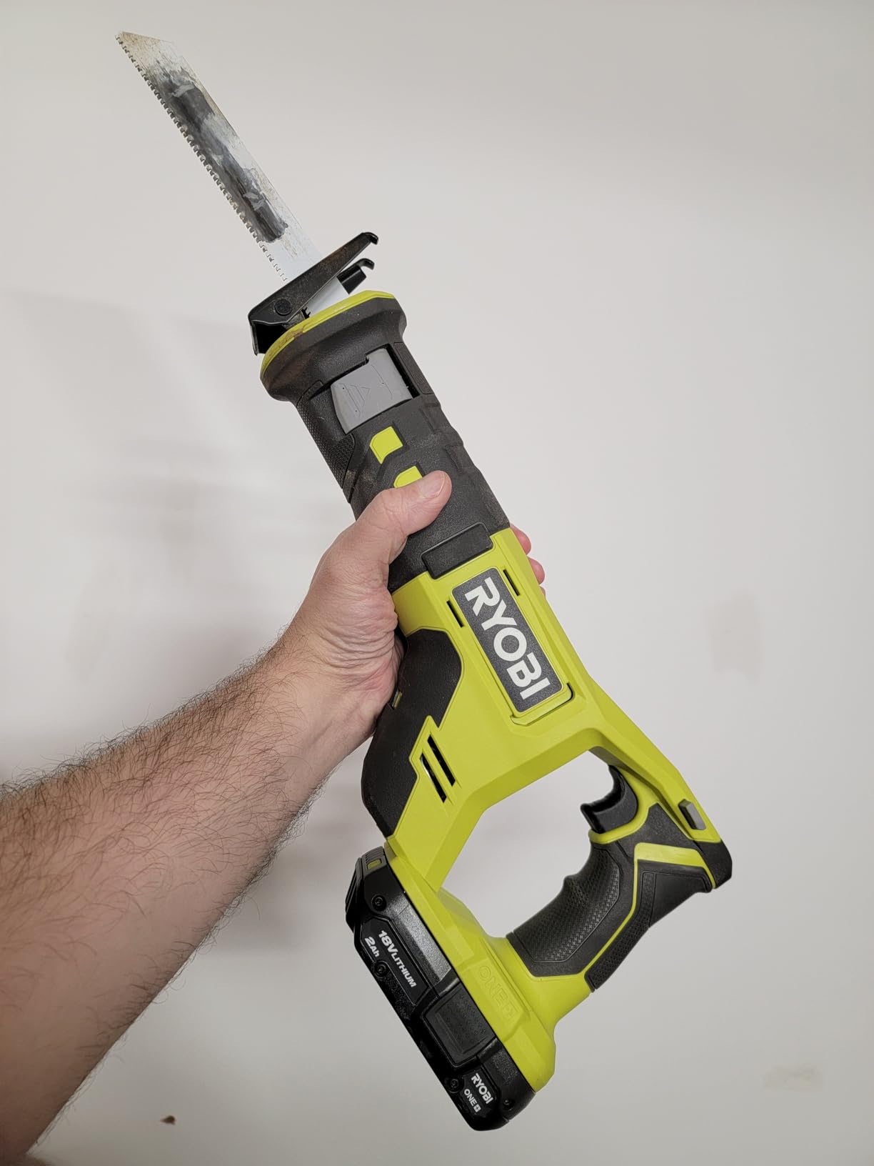 RYOBI ONE+ 18V Cordless Reciprocating Saw - 3,400 SPM Variable Speed, 1 in. Stroke Length, Tool Only (Battery Not Included) - PCL515B customer photo 1