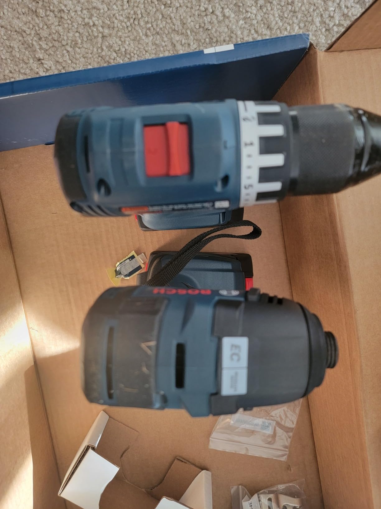 BOSCH GXL18V-27B22 Power Tool Combo Kit, Drill Driver and Impact Driver customer photo 2