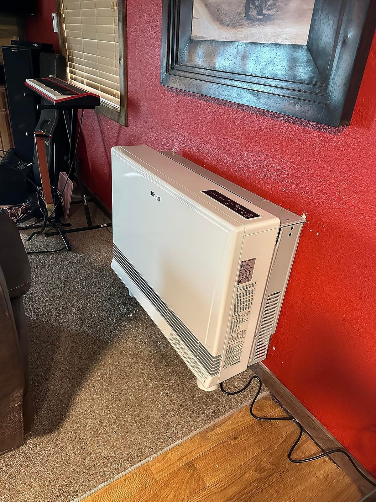 Rinnai EX38DTP Direct Vent Wall Furnace 36,500 BTU Indoor Propane Heater customer photo 1