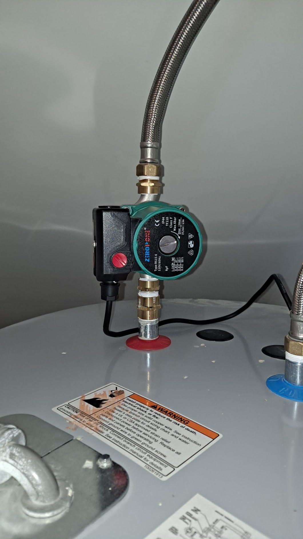 Hot Water Recirculating Pump 93W for Electric Water Heater System customer photo 1