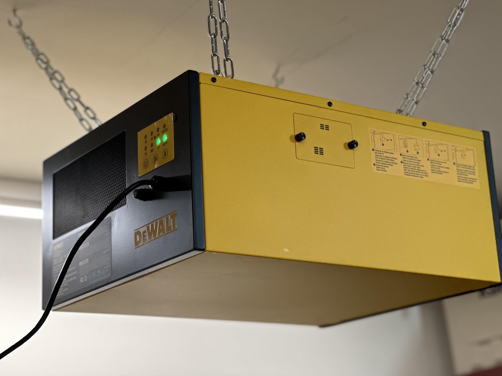 DEWALT Air Filtration System Dust Collector for Woodworking DWXAF101 customer photo 1