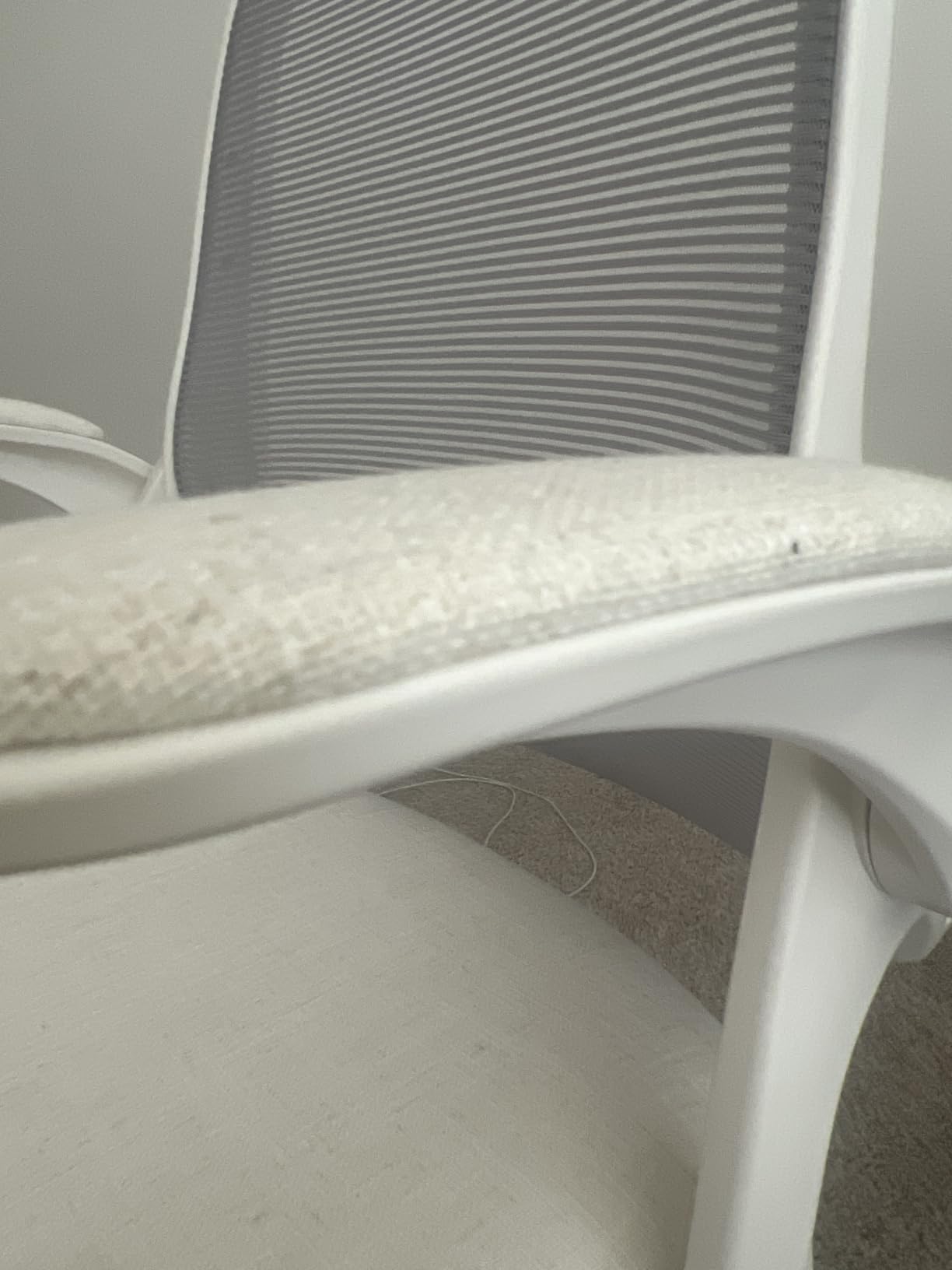 NEO CHAIR Office Desk Chair, Ergonomic Mesh with Flip-Up Armrests, Grey customer photo 2