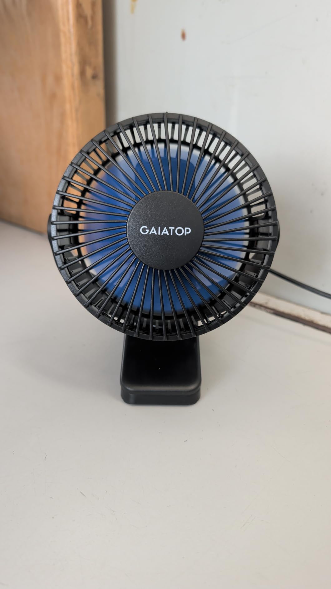 Gaiatop Portable Clip on Fan, Mini Personal Quiet Rechargeable Fan customer photo 2