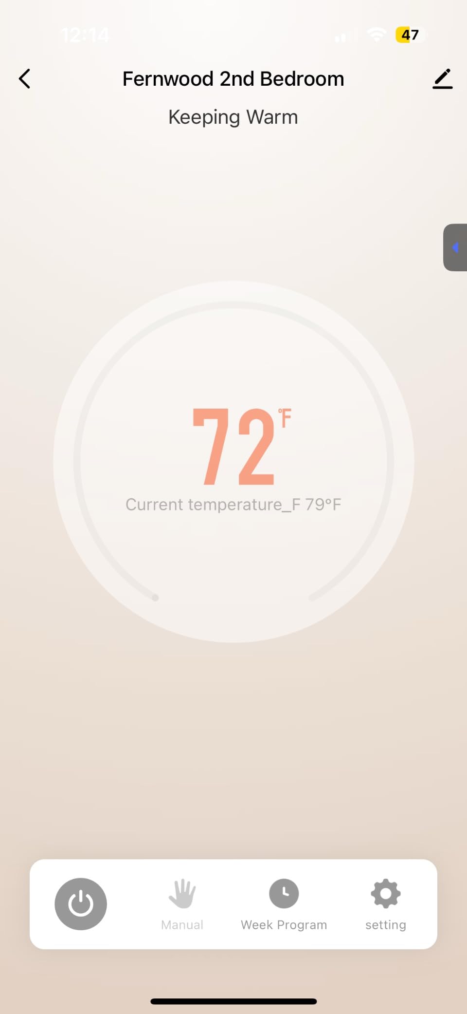 Wi-Fi Smart Thermostat for Electric Baseboard Heaters, 120-240V Systems, Proprietary Wall Plate, LCD Fahrenheit Display, Compatible with Alexa, Google Home, Smart Life and Tuya App customer photo 1