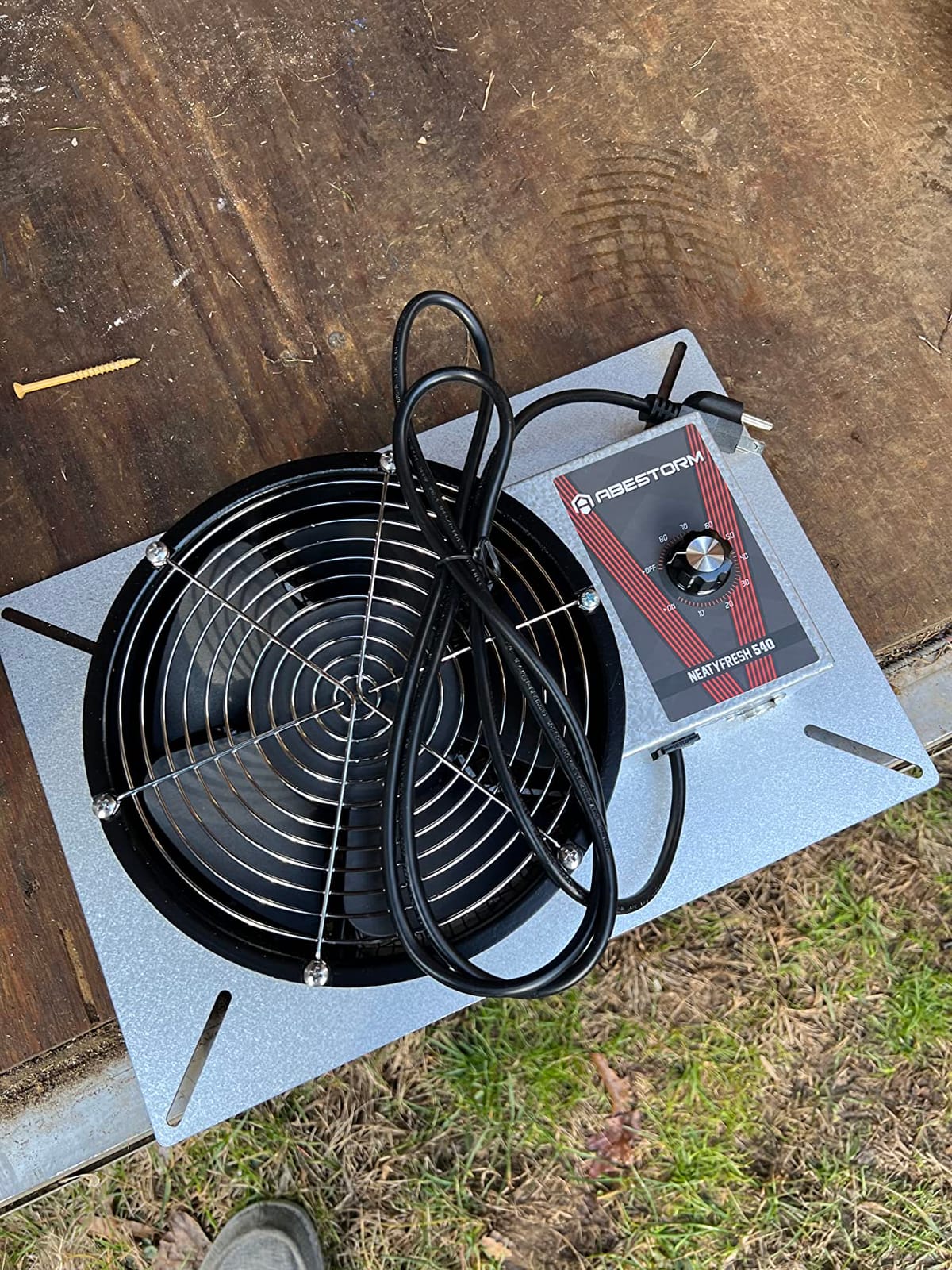 Abestorm 8.7 Inch Crawlspace Ventilation Fan with Humidistat 540 CFM customer photo 2