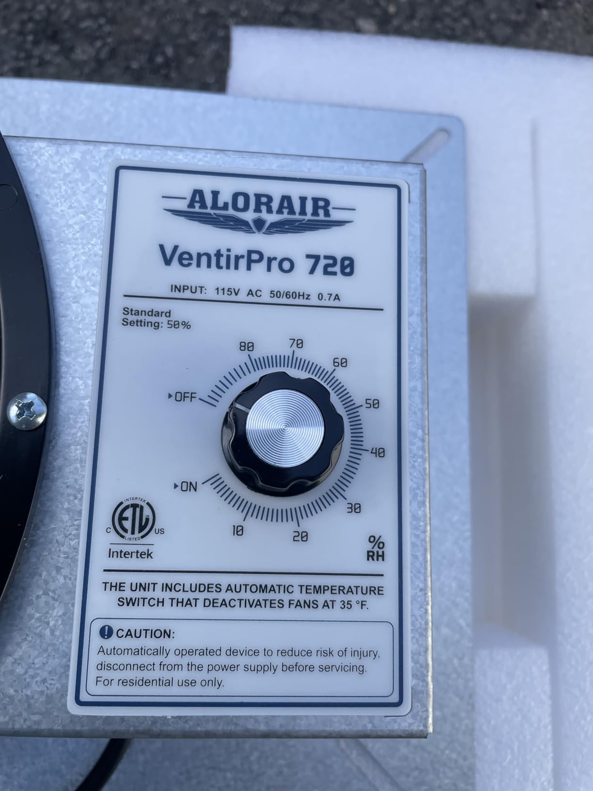 ALORAIR 720CFM Crawl Space Ventilator Fan with Humidistat & Thermostat customer photo 2