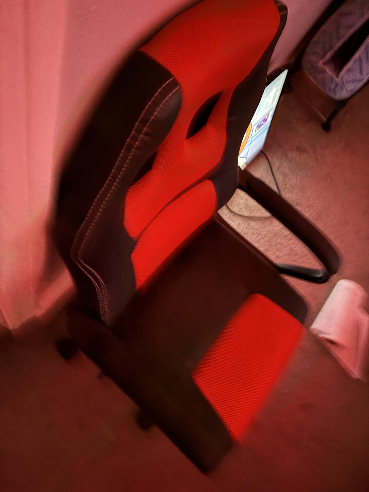 Gaming Chair PC Computer Chair Office Chair for Adult Teen Kids, Ergonomic PU Leather Gamer Chair with Lumbar Support High Back Adjustable Rolling Swivel Desk Chair, Blue customer photo 1