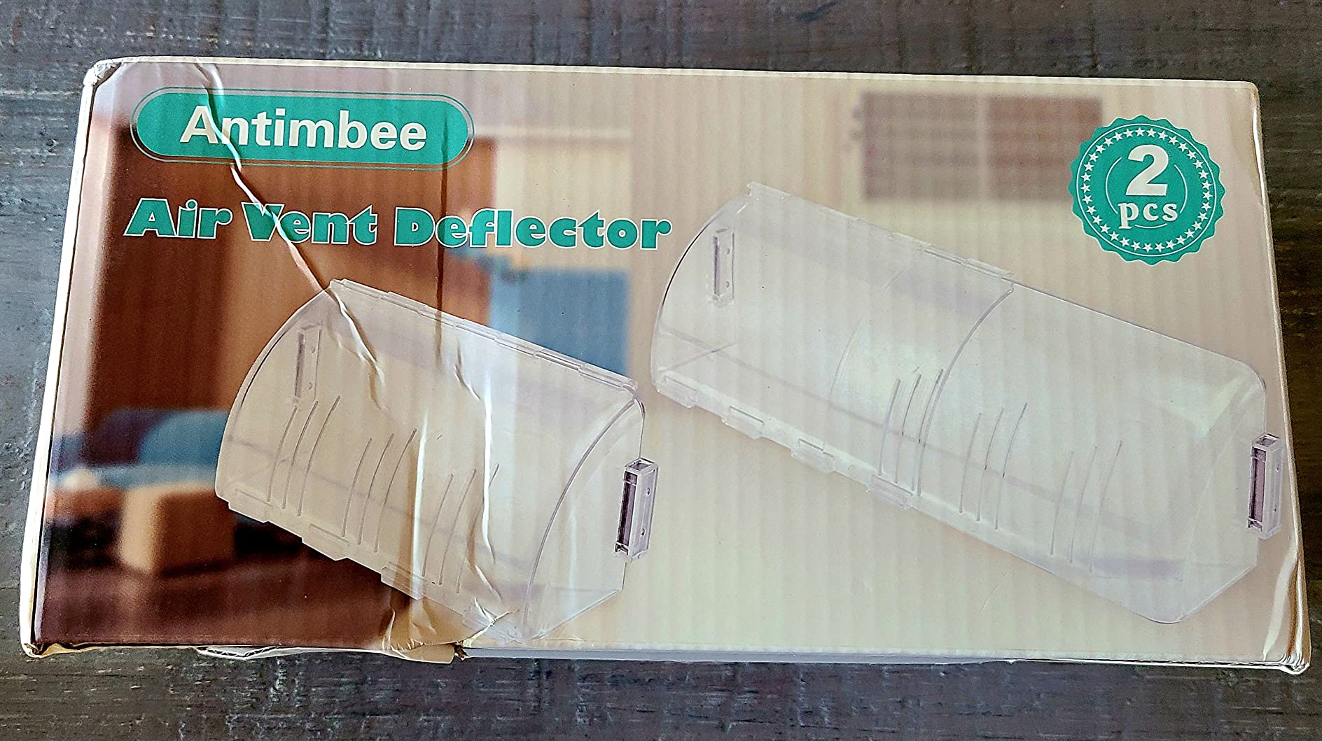 Antimbee Air Vent Deflectors, 2 Pack Magnetic AC Vent Deflector Adjustable 8