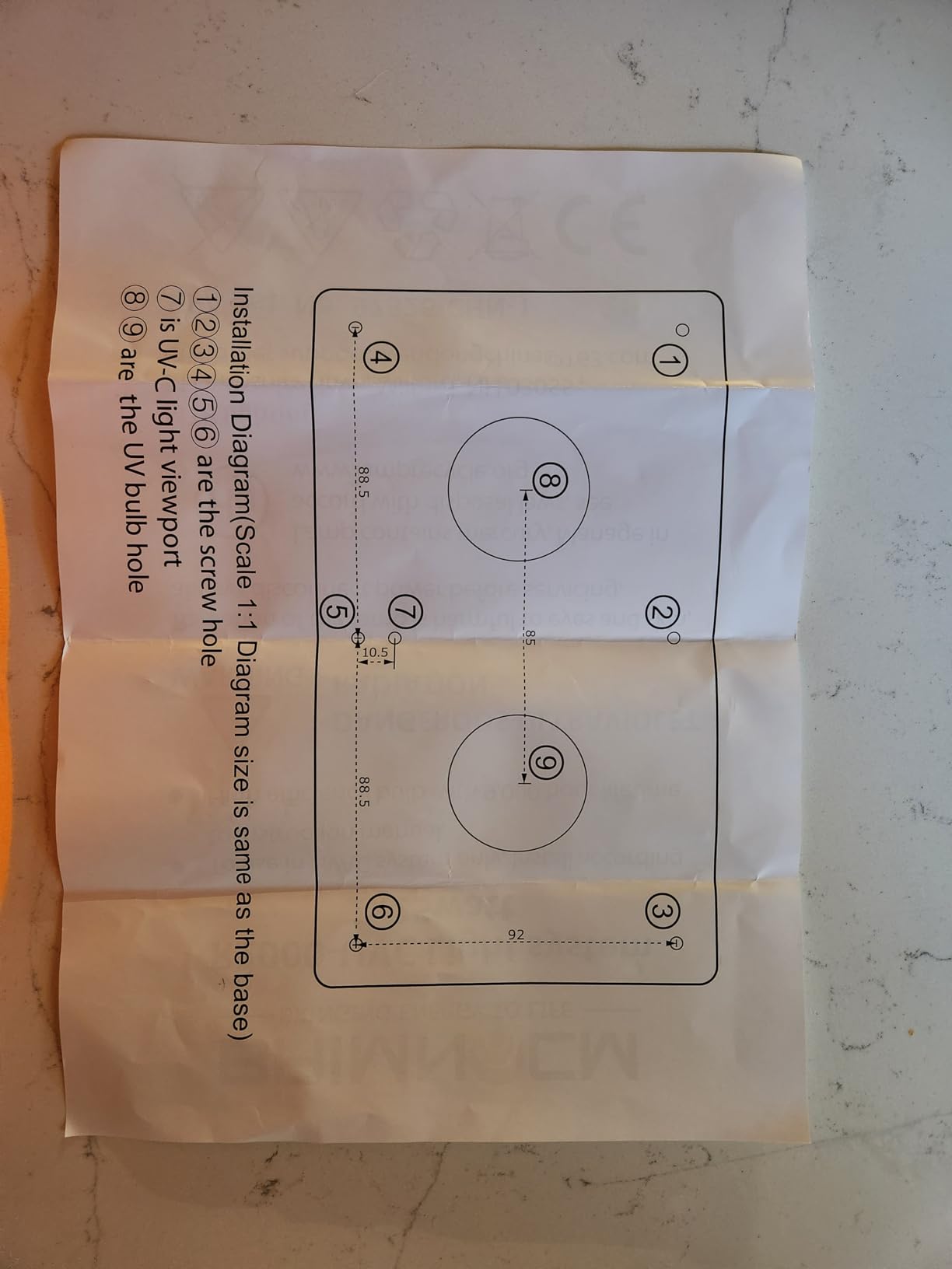 50 Watts Duct Disinfection Uv Light for Hvac, Uv Light for ac system, Ac Filter UV-C Lamp, uv lamp for furnace customer photo 2