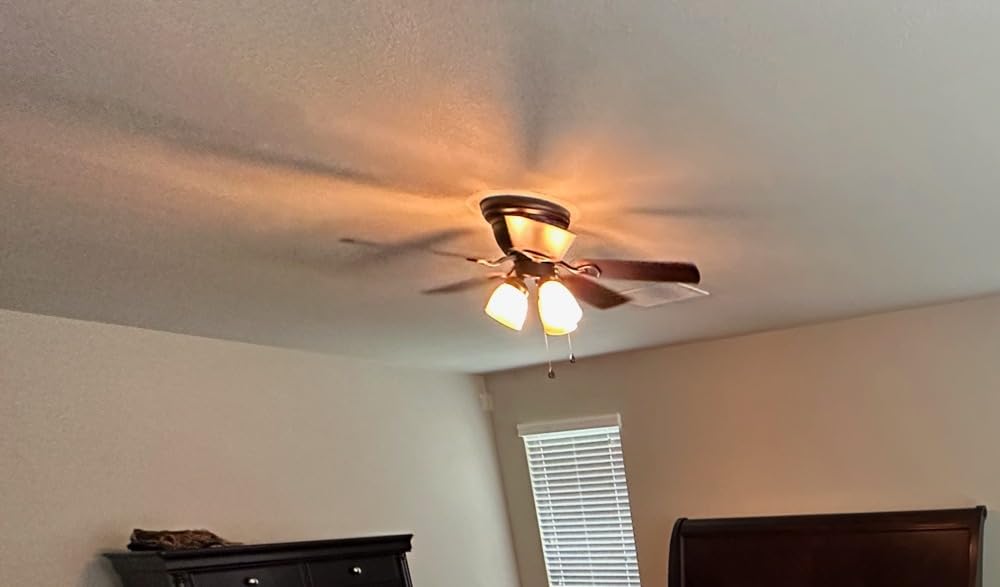 Hunter Low Profile IV, Indoor, Ceiling Fan, No Light, 42 inch, Matte Black customer photo 1