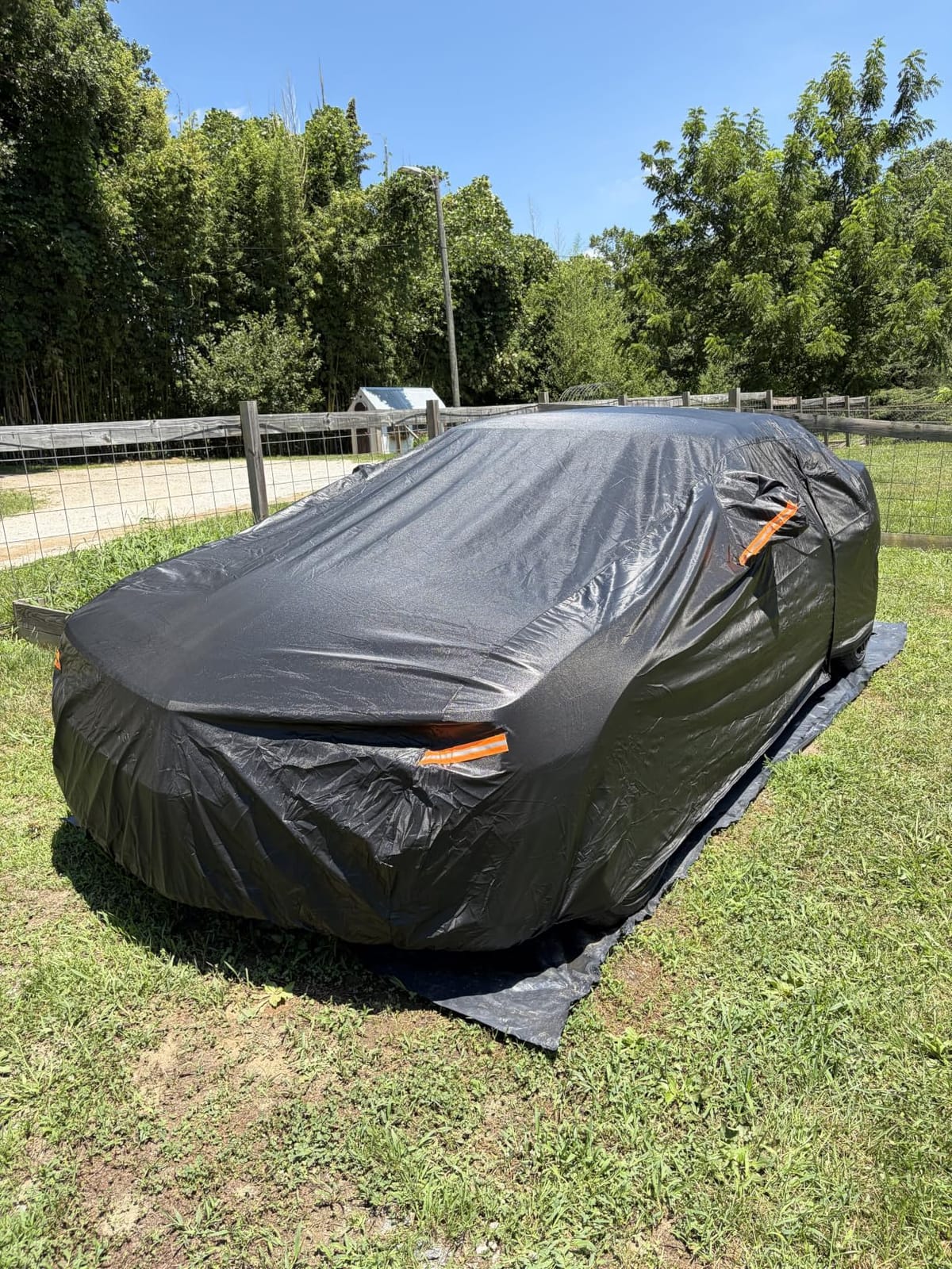 Kayme 7 Layers Waterproof Car Cover for Ford Mustang/Shelby 1964-2026 customer photo 1