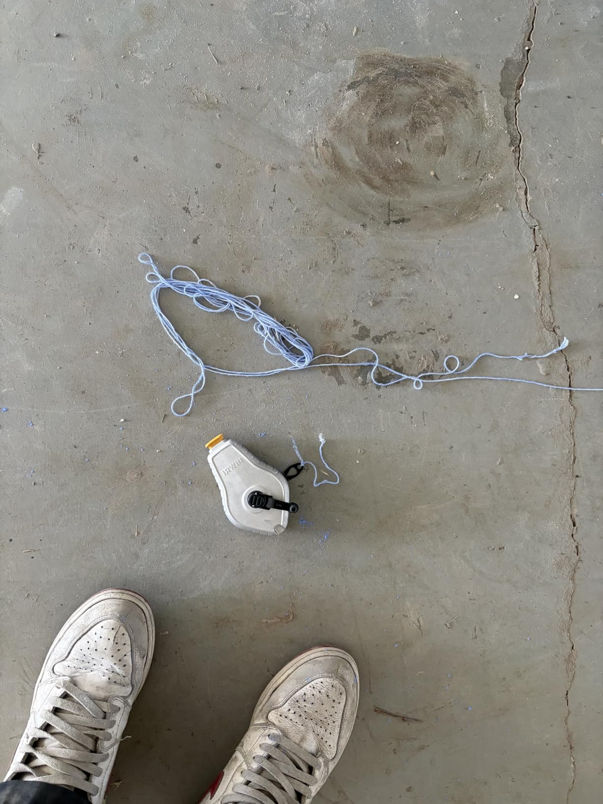 IRWIN Tools STRAIT-LINE Chalk Line, Classic Reel, Blue, 100ft (IWHT48441BC) customer photo 2