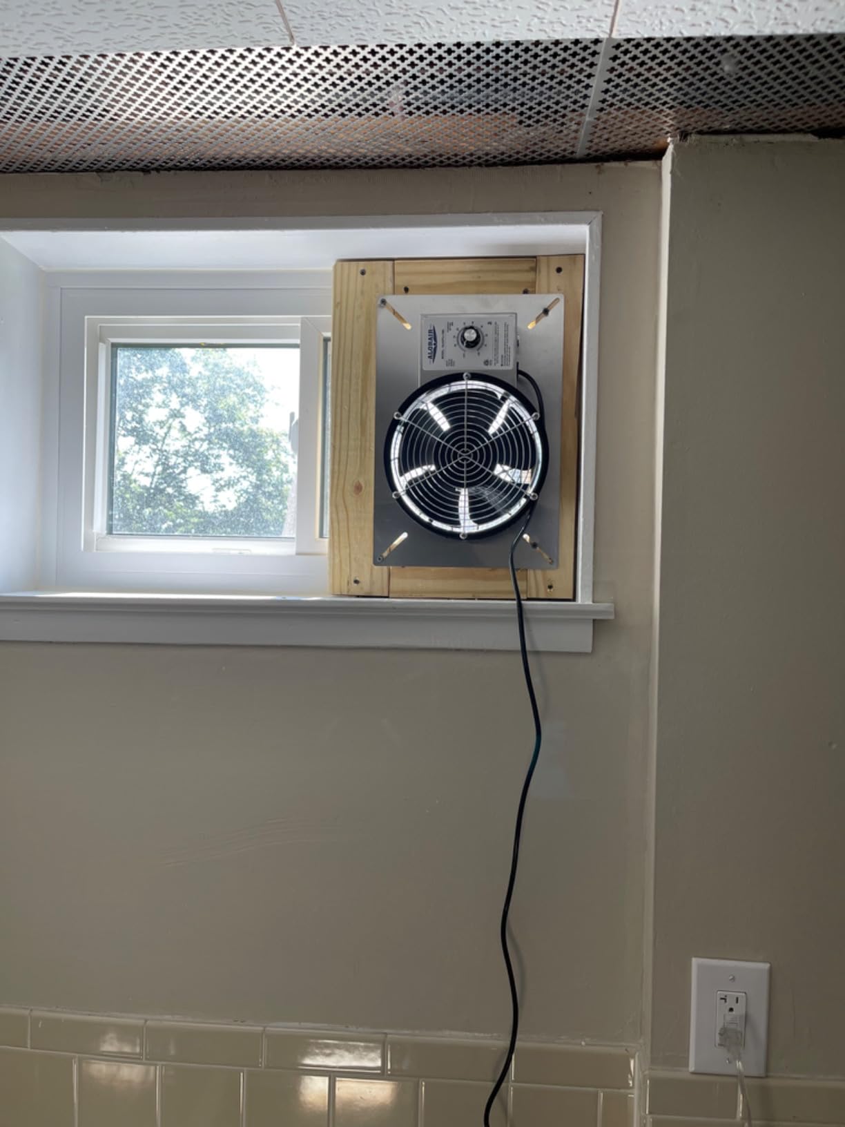 ALORAIR 720 CFM Stainless Steel Crawl Space Ventilation Fan with Humidistat customer photo 2