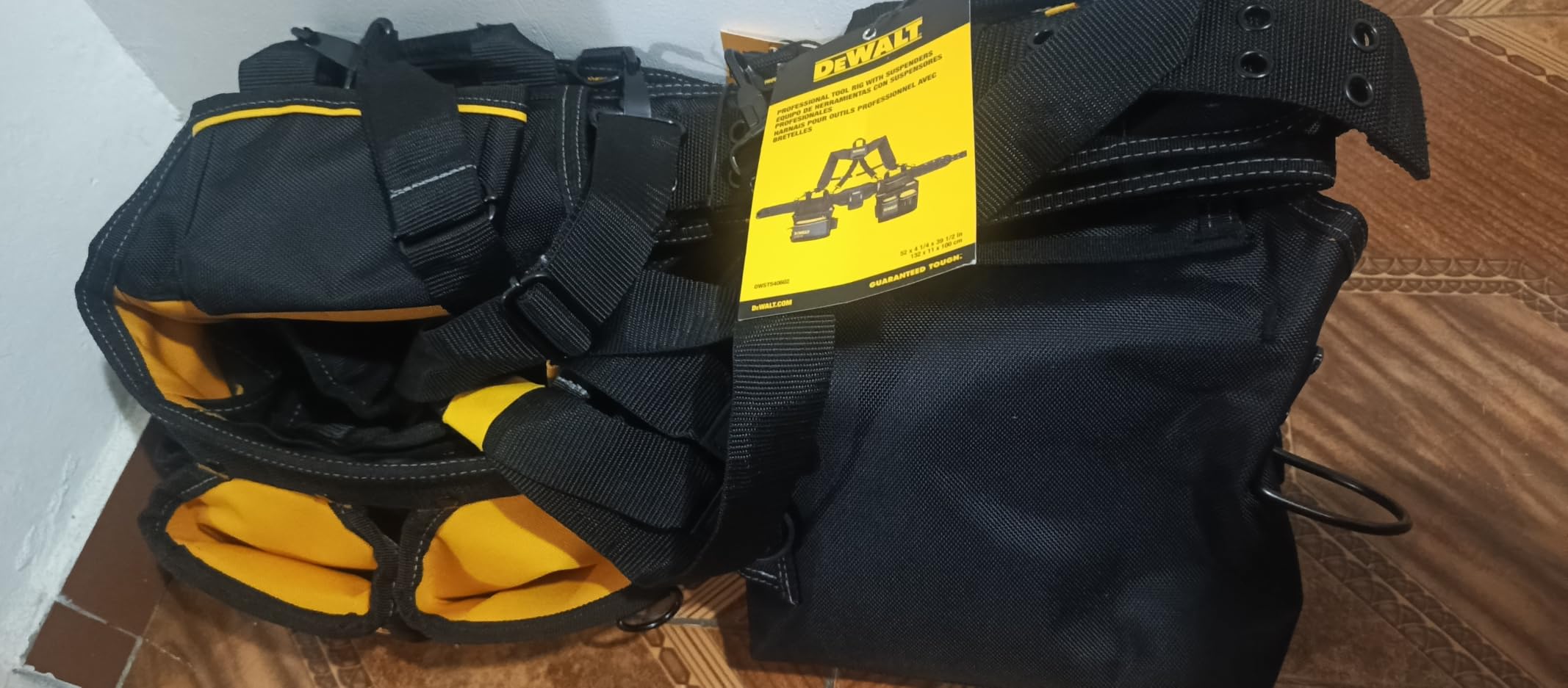 DEWALT Professional Tool Belt Organizer With Suspenders and 25 Pockets, Heavy Duty Construction (DWST540602) customer photo 2