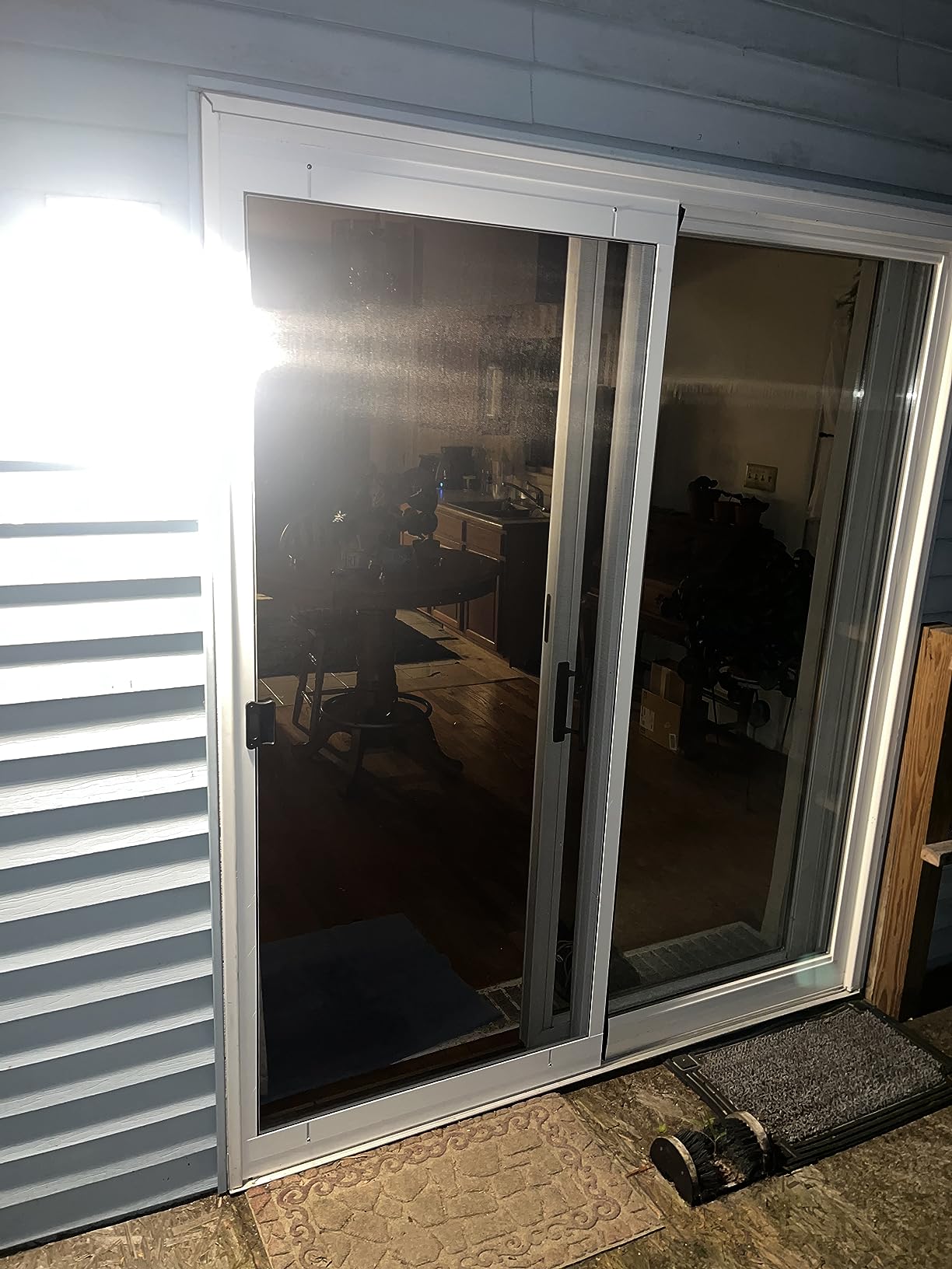 K.D. Standard Aluminum Sliding Patio Screen Door Kit 36