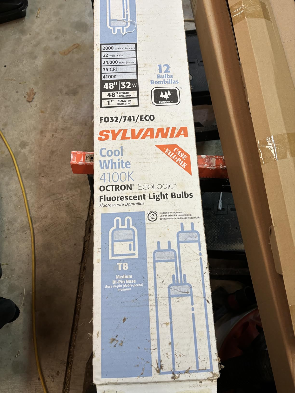 Skymoatled 8Pack 4FT LED Shop Light Garage Lights,50W 6000K 7500LM White Light,Hanging/Surface Mount,T8 4FT Tube Lamp for Warehouse Workshop Basement,Linkable LED Shop Lights,Plug and Play customer photo 2