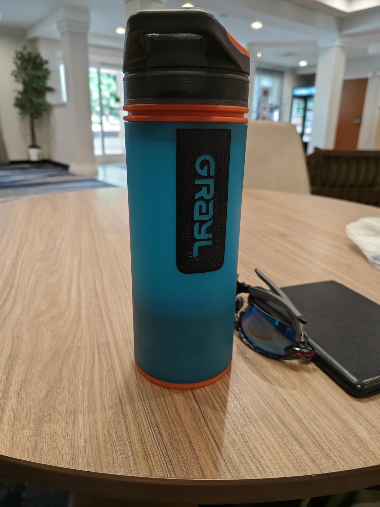 GRAYL GeoPress 24 oz Water Purifier & Water Filter Bottle, Black Camo customer photo 1