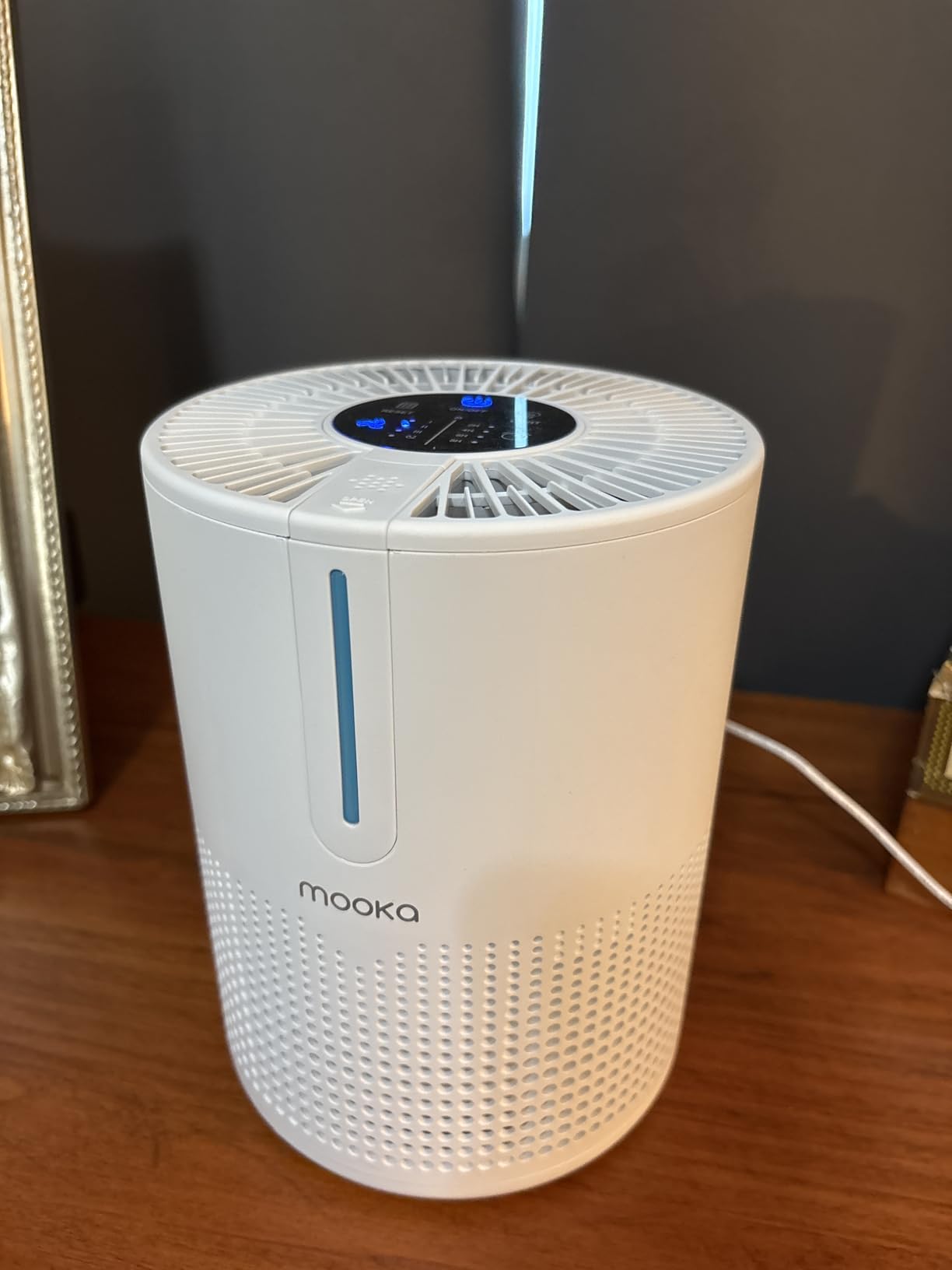 MOOKA Air Purifier for Bedroom Home Dorm 430 Ft², Compact HEPA Air Cleaner customer photo 2