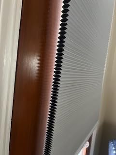 Boolegon Cordless Blackout Cellular Shades for Windows,White,Custom Size customer photo 1