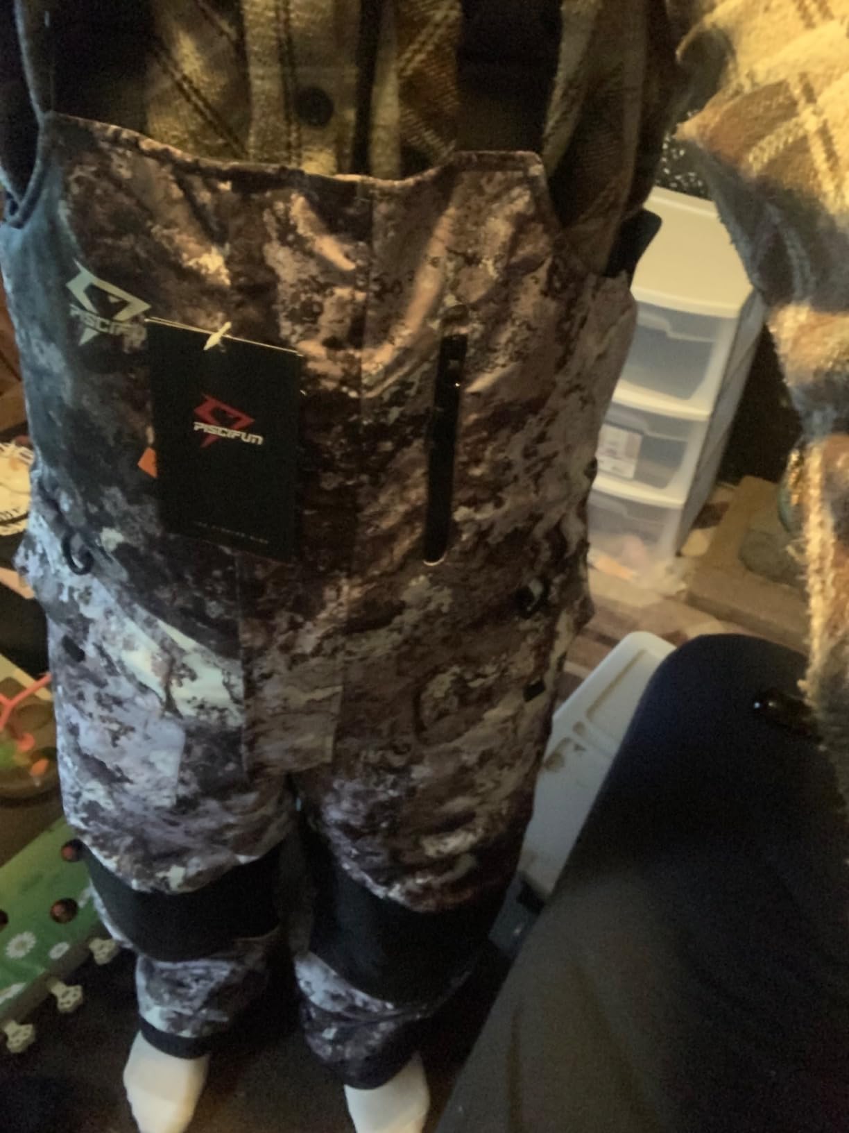 Piscifun Ice Fishing Bibs with Floating Technology, Waterproof Insulated Fishing Bibs customer photo 2