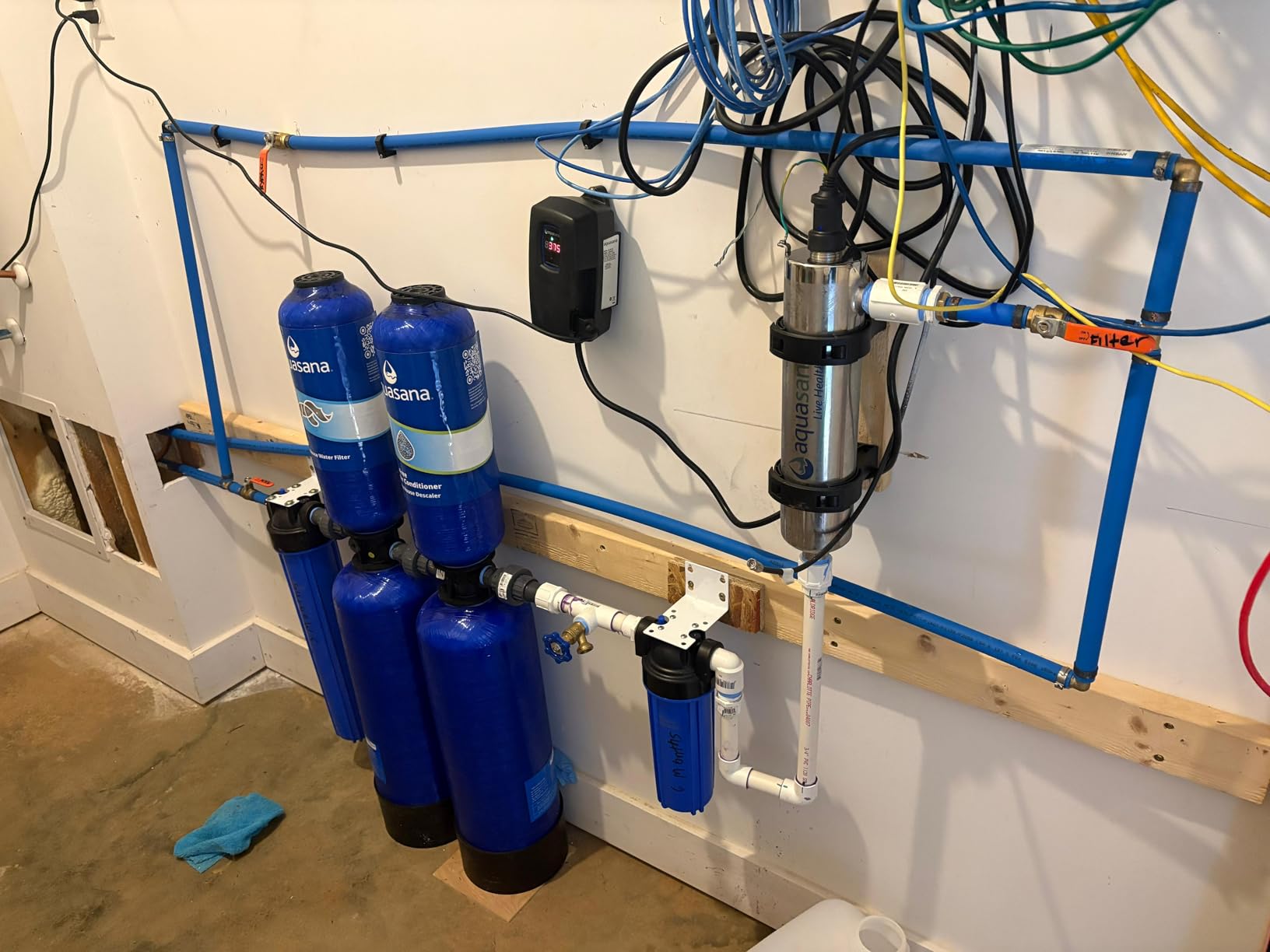 Aquasana Whole House Water Filter System | 1,000,000 Gallons | Carbon & KDF Media | Reduces 97% Chlorine & Sediment | Includes Pre- and Post-Filters | Rhino WH-1000 customer photo 2