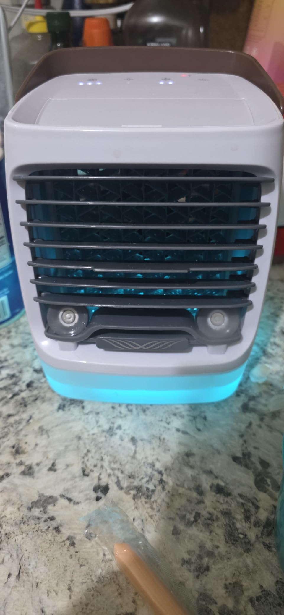 ChillWell 2.0 Evaporative Air Cooler for Room - 4-Speed Mini Portable Swamp Coolers with Humidifier | Indoor Personal Cooling Unit In Bedroom, Home Office, and Camping | USB- Rechargeable, Easy Setup customer photo 1