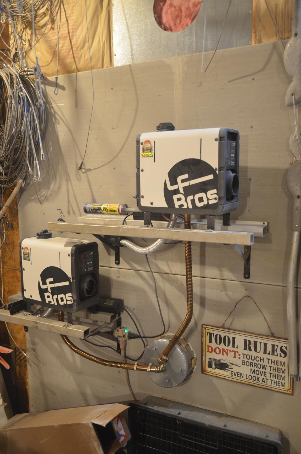 LF Bros 110V/12/24V 5KW Diesel Heater with Timer, Compact Diesel Air Diesel customer photo 1