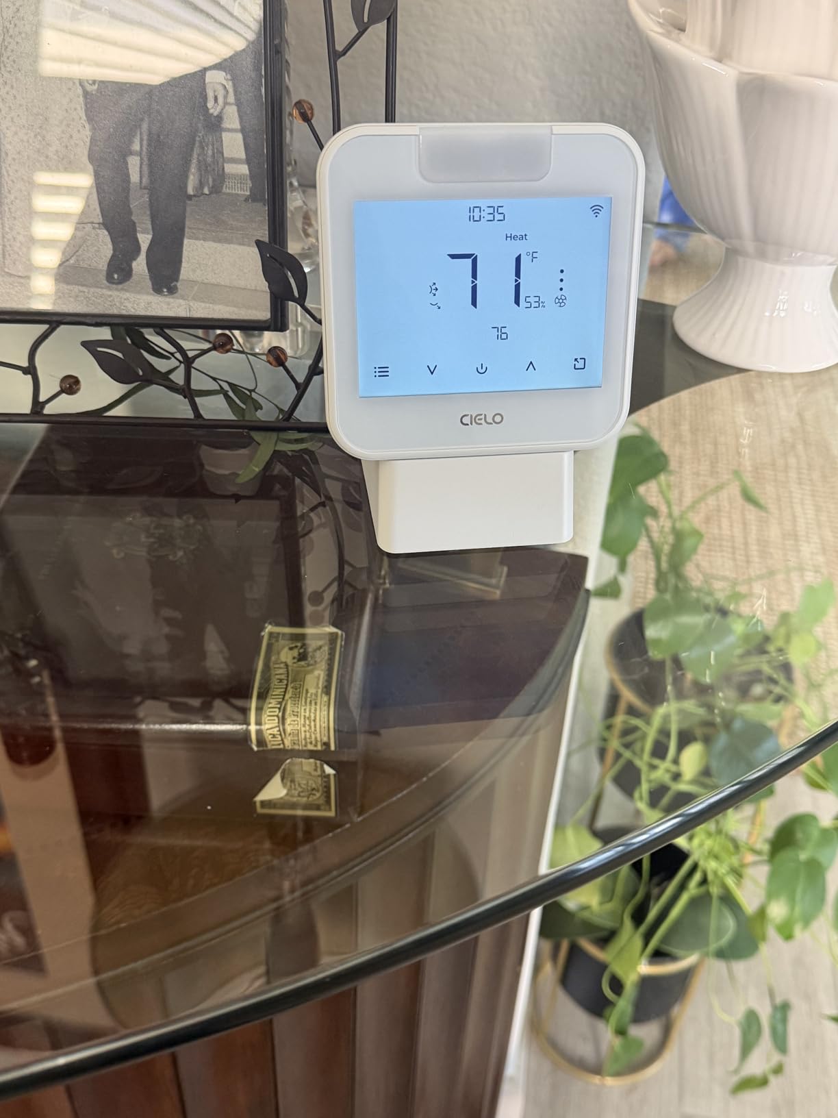 Breez Max Smart WiFi Thermostat for Mini-Split, Window, Portable AC (White) customer photo 1
