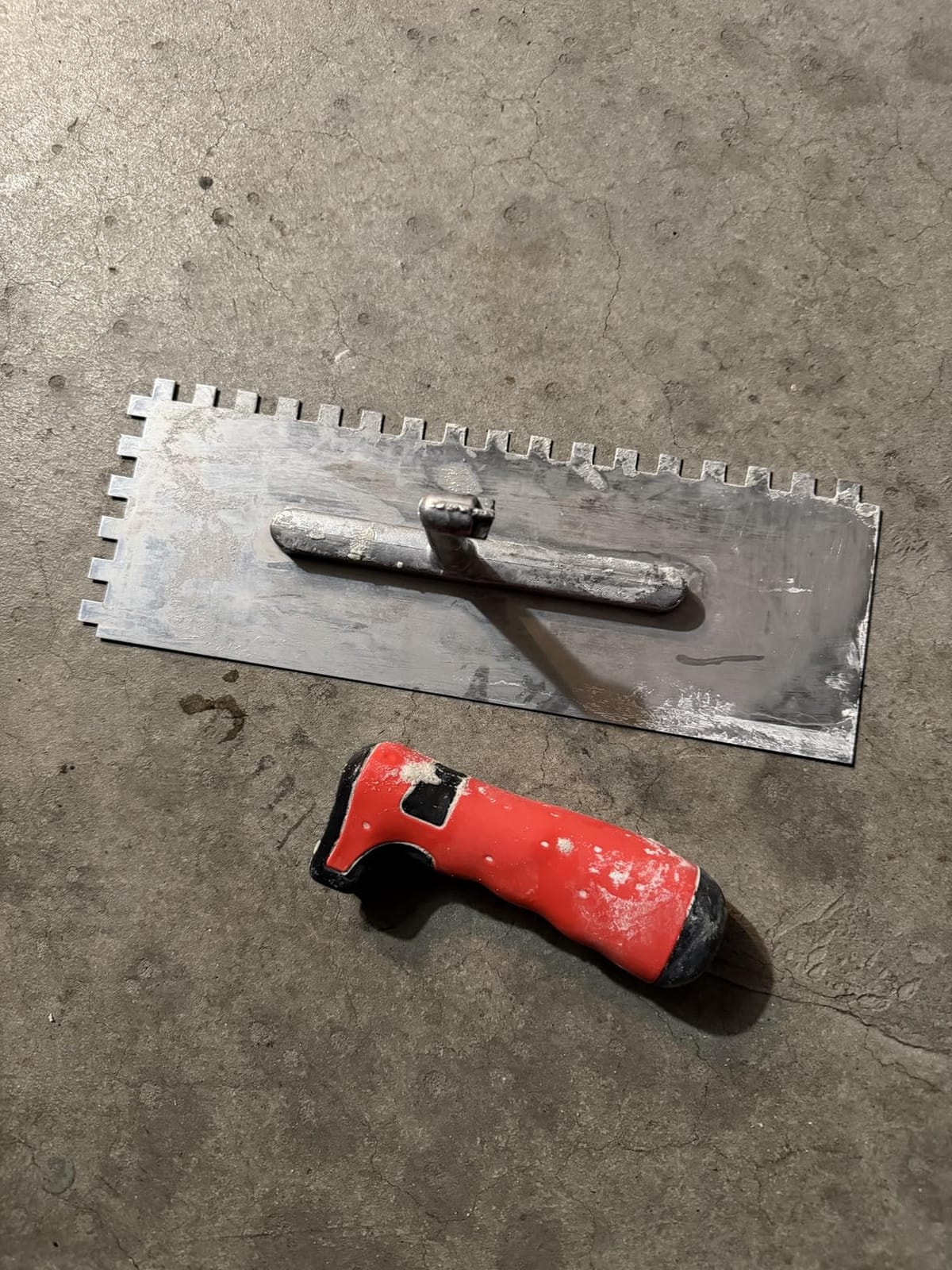 Tile Tools Stainless Steel Square Notch Trowel Set Plus Rubber Grout Float and Grout Sponge for Tiling Installation Grouting customer photo 2