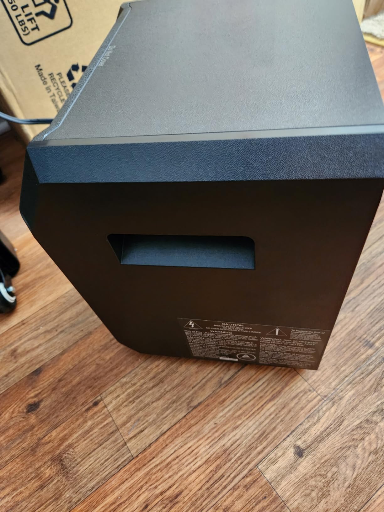 Infrared Space Heater 3 Mode 1500W Electric heater for Indoor Use customer photo 2