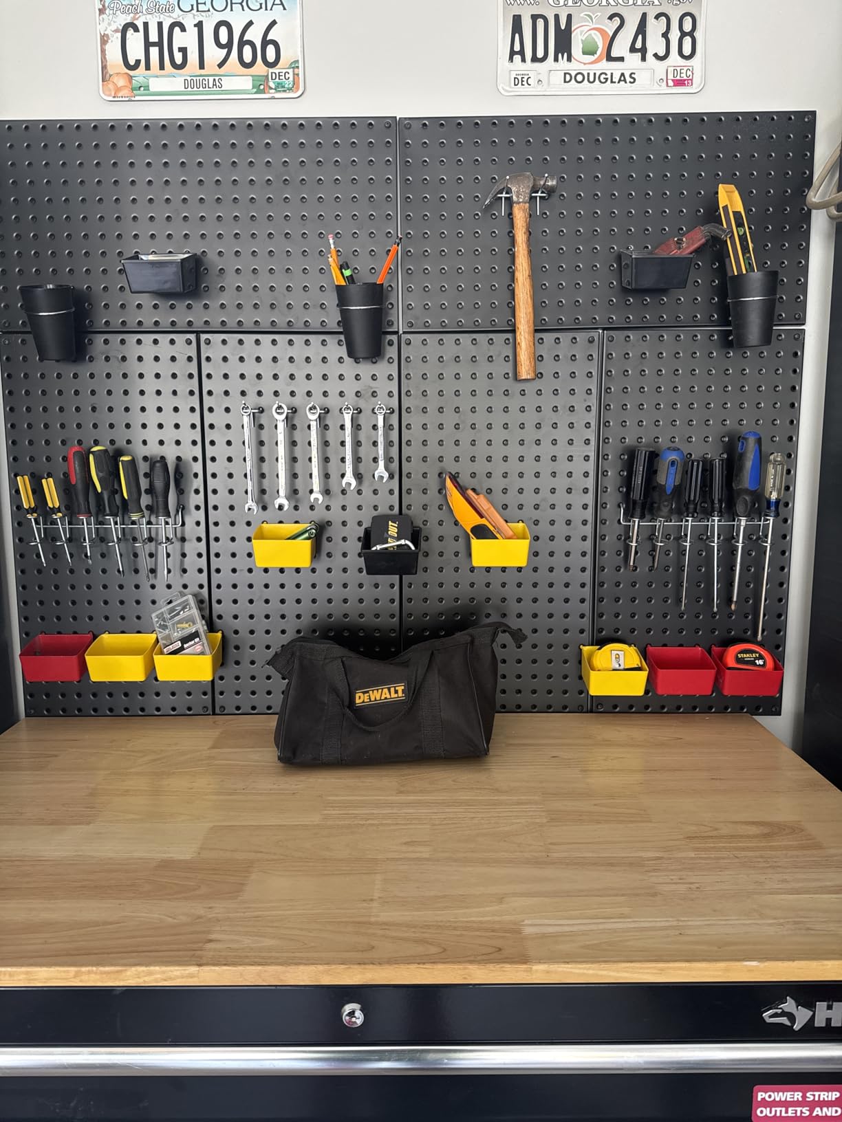 Ultrawall Metal Pegboard Wall Panels, Peg Boards for Garage Tool Storage customer photo 1