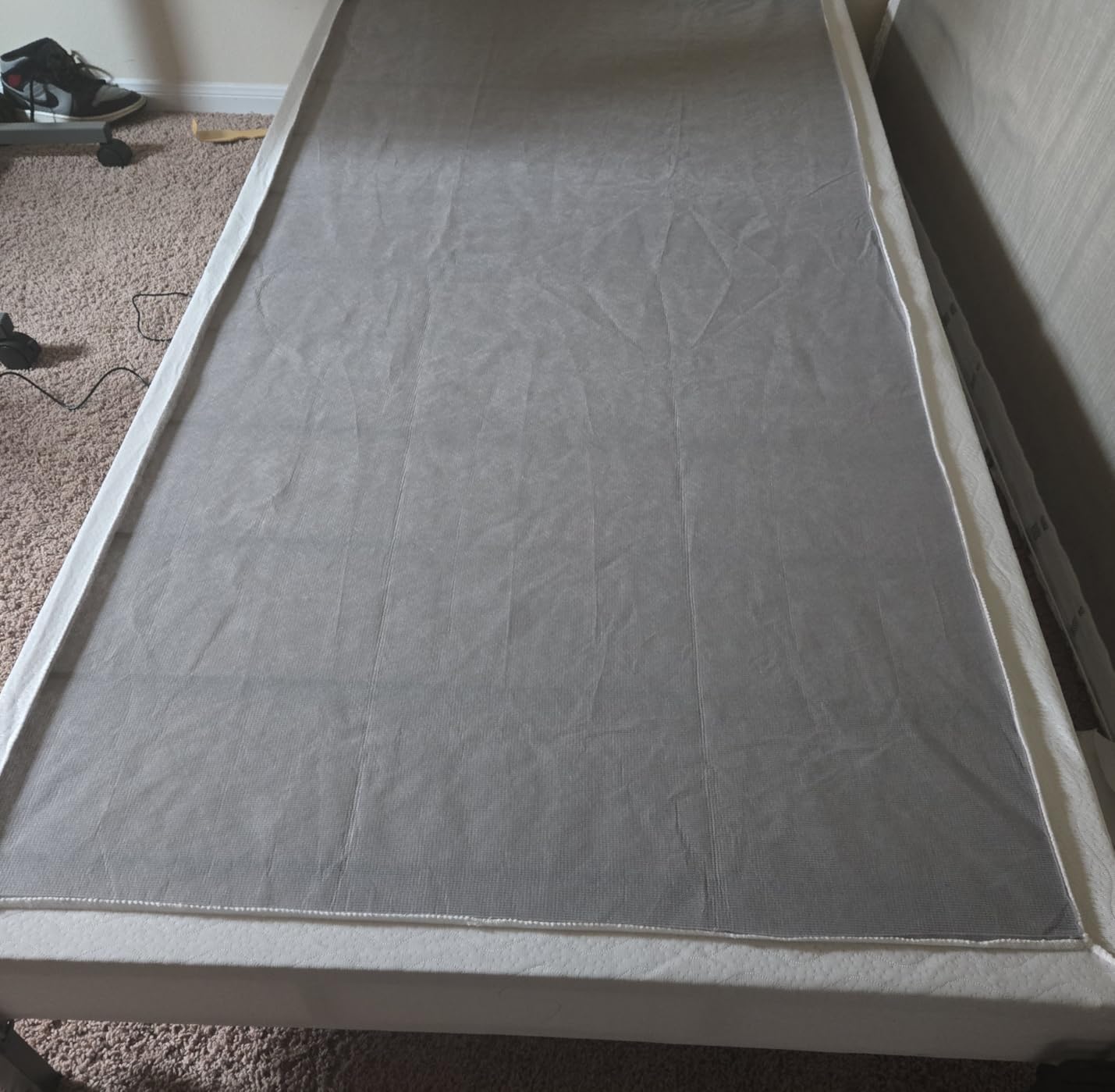 EMODA 5 Inch Box Spring Queen Size Mattress Foundation with Fabric Cover customer photo 1