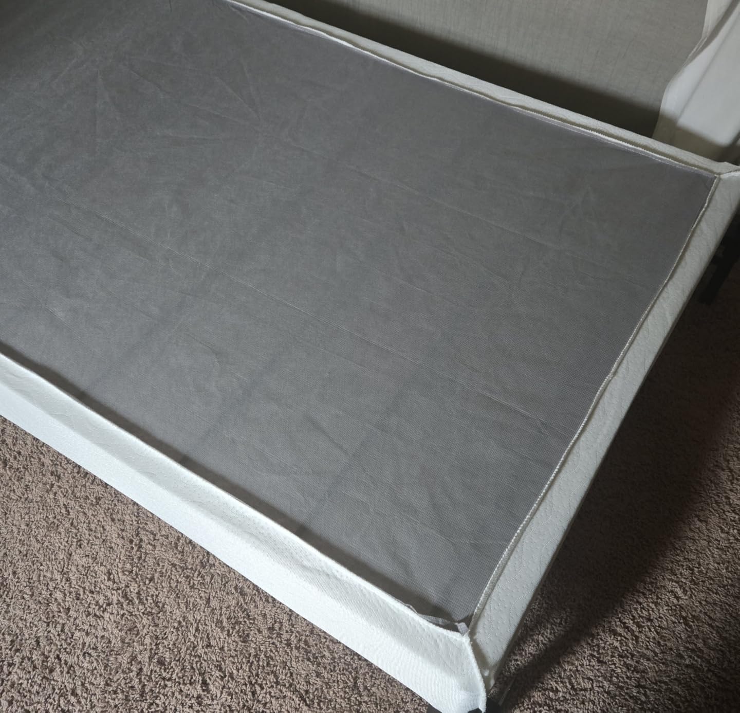 EMODA 5 Inch Box Spring Queen Size Mattress Foundation with Fabric Cover customer photo 2