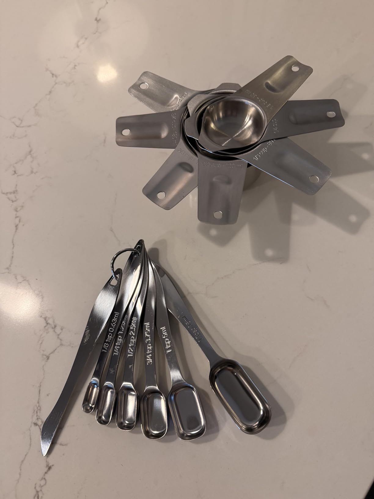Spring Chef Stainless Steel Measuring Cups and Spoons Set of 14 w/Leveler customer photo 1