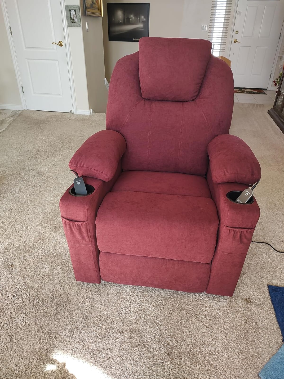 MCombo Power Lift Recliner Chair for Elderly 7141(Grey, Small) customer photo 2