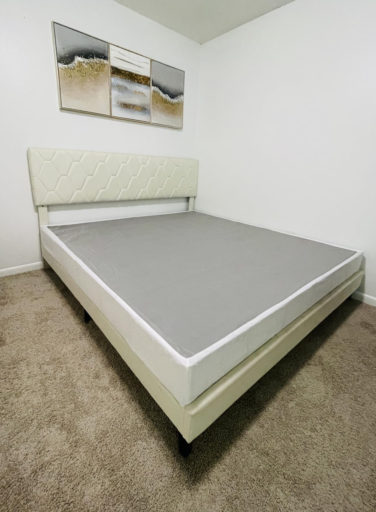 ALDRICH 7 Inch Box Spring Queen Mattress Foundation with Easy Clean Cover customer photo 2