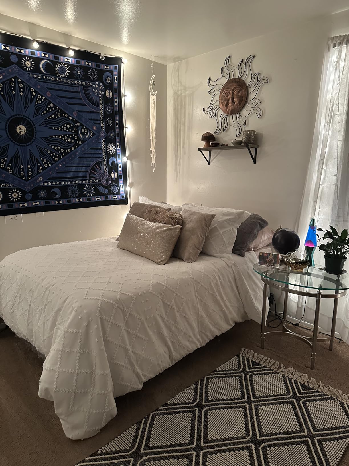 ELNIDO QUEEN® Feather Comforter Queen Size, Filled with Feather and Downfiber, All Season White Luxury Hotel Fluffy Bed Comforter, Ultra Soft 100% Cotton Duvet Insert, 90x90 Inch customer photo 2