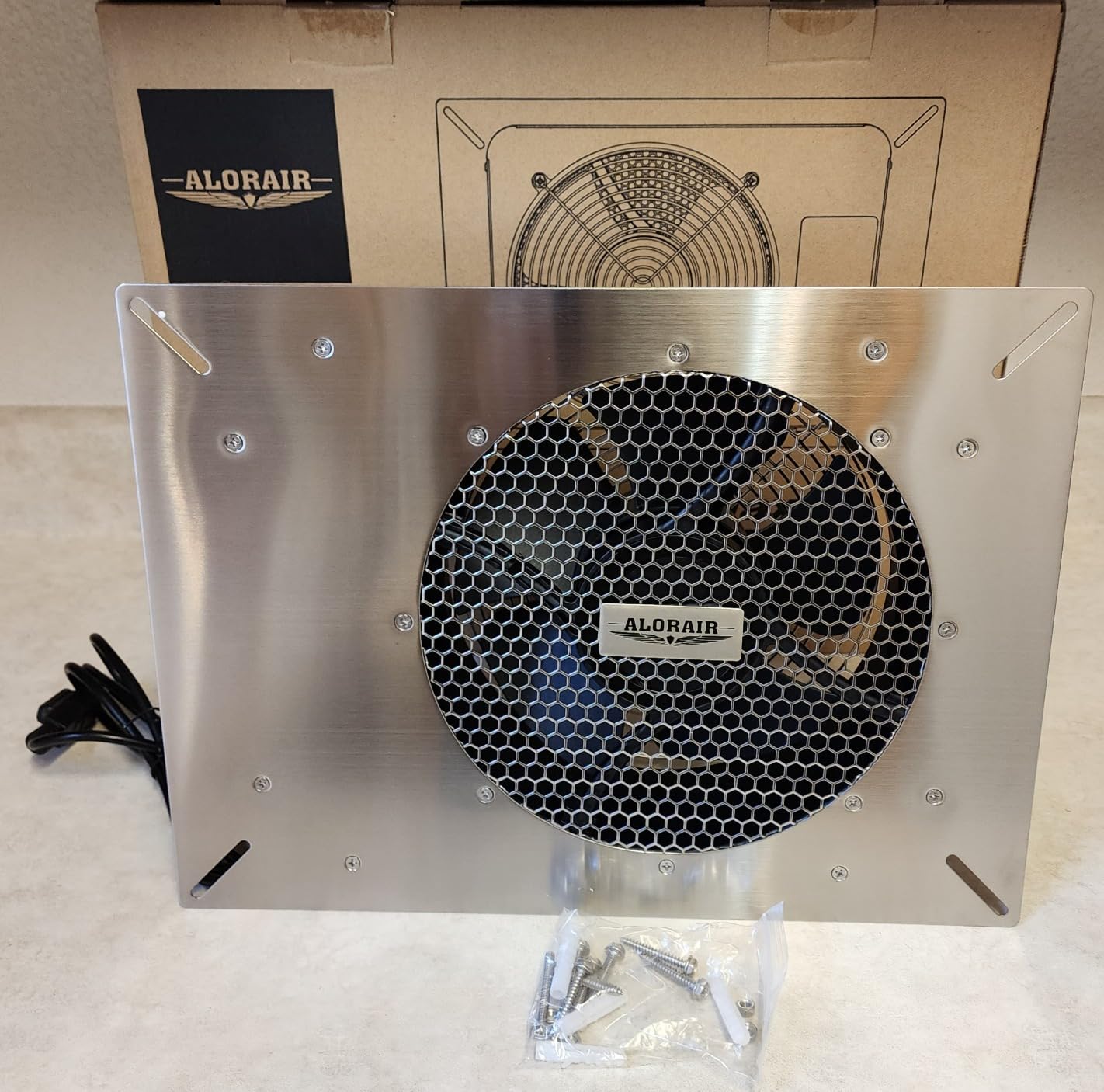 ALORAIR 570CFM Stainless Steel Crawl Space Fan with 10~80% Humidistat customer photo 2