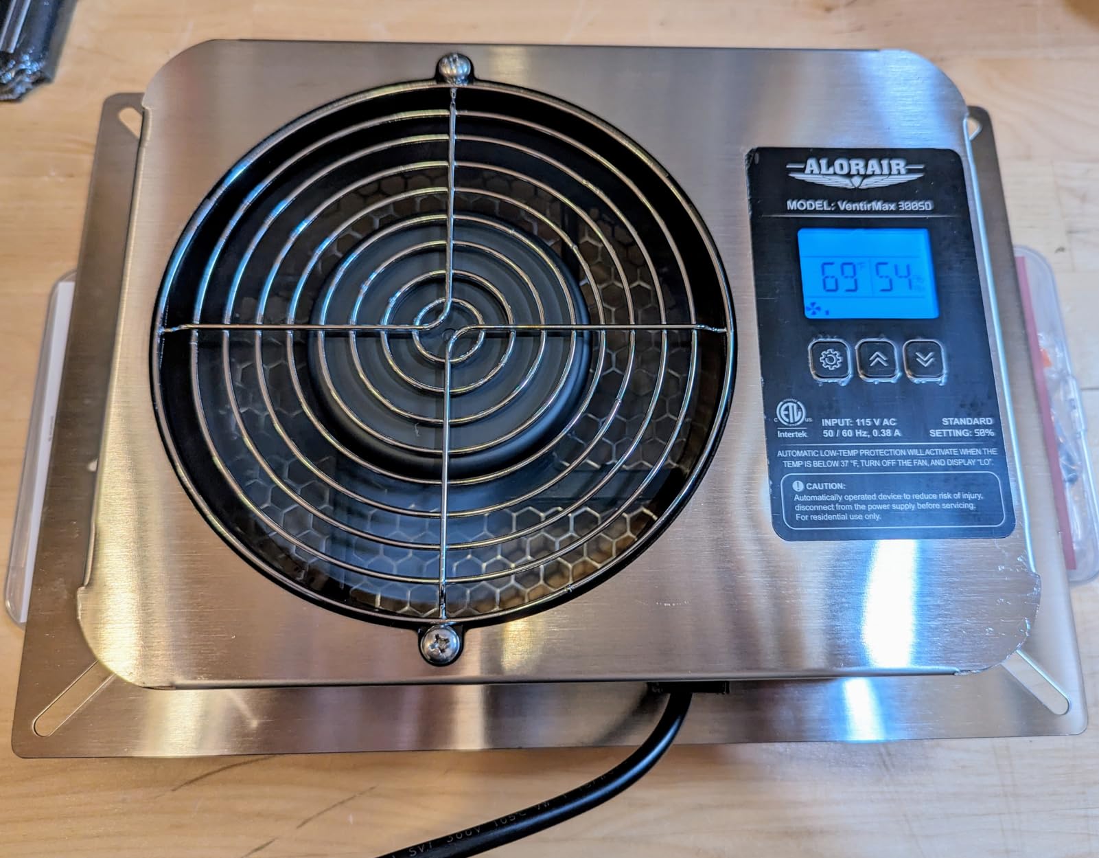 ALORAIR 780 CFM Crawl Space Fan with Humidistat and Digital Display customer photo 2