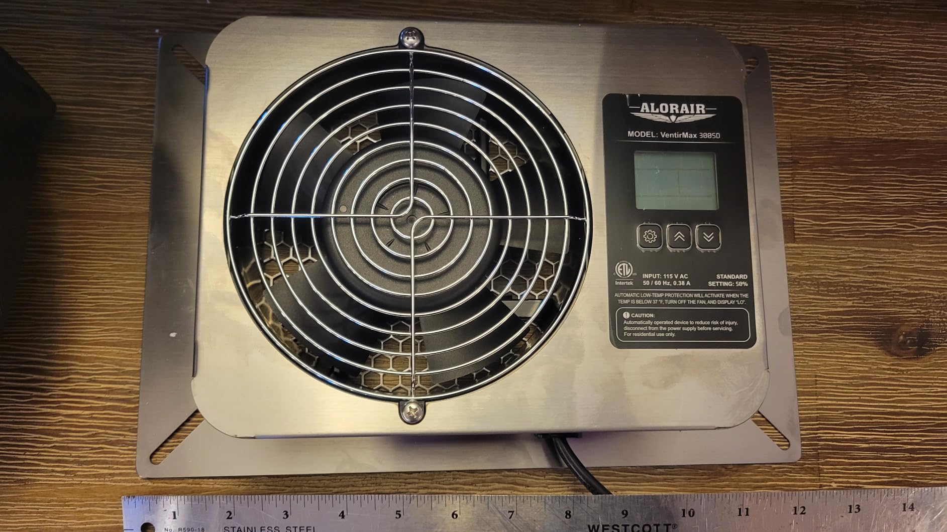 ALORAIR 570 CFM Crawl Space Fan with Humidistat and Digital Display customer photo 2