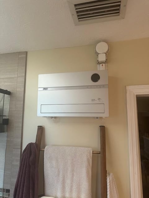 DREO Wall Heater for Bathroom, Safe Smart Space Heaters with ALCI Plug | 120° Oscillation,ECO, Remote, Adjustable Thermostat, 24H Timer, Easy-Mount Electric Heater for Indoor use, Bedroom, Office customer photo 1