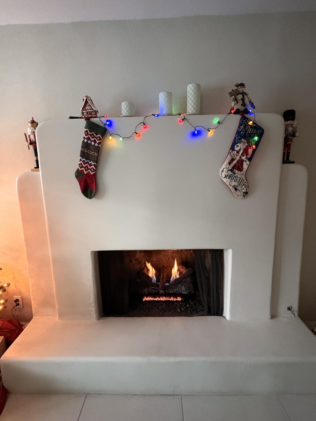 Duluth Forge Ventless Dual Fuel Gas Log Set - 30 in. Stacked Oak, 33,000 BTU, Remote Control - Model# DLS-30R-2 customer photo 1