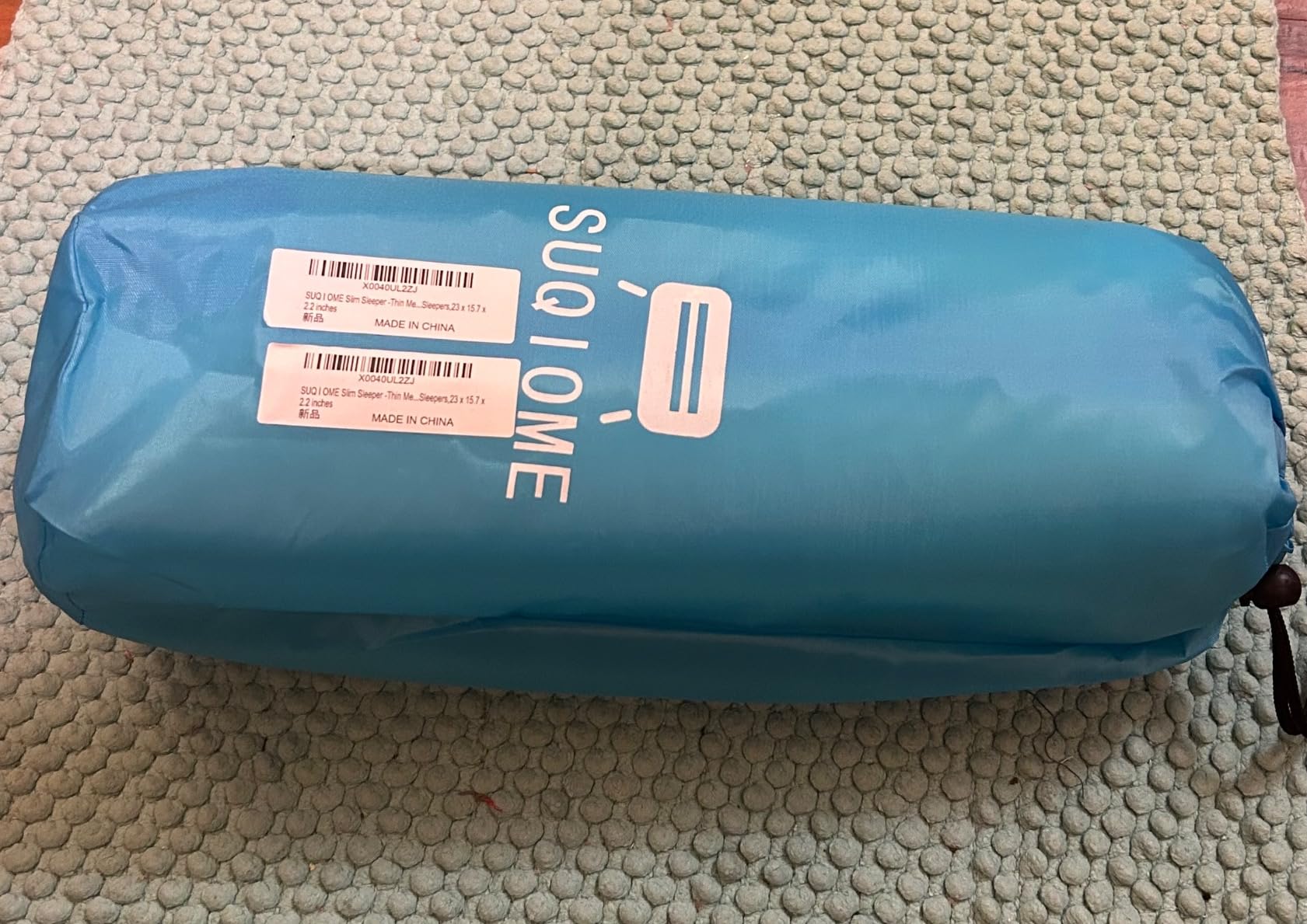 SUQ I OME Slim Sleeper - Cooling Gel Thin Flat Memory Foam Pillow for Bed Sleeping,Low Profile, Ultra Thin Flat Pillow for Stomach Sleepers23 x 15.7 x 2.7inches customer photo 1