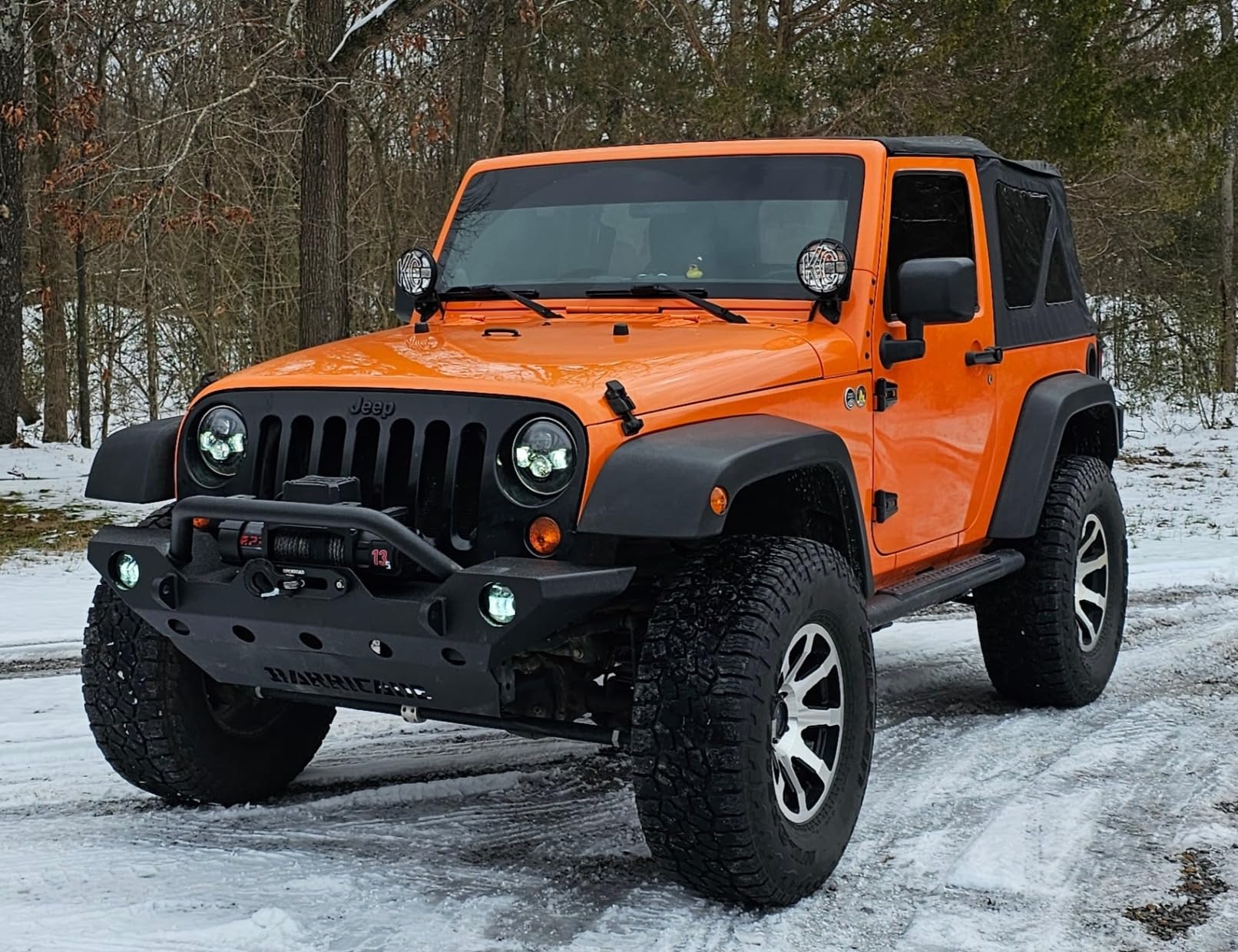 OPENROAD 13500 lb Recovery Winch with Synthetic Rope and 2 Wireless Remotes - IP68 Waterproof 12V Electric Winch for Jeep, SUV, Truck & Trailer - Panther Series 3S customer photo 2