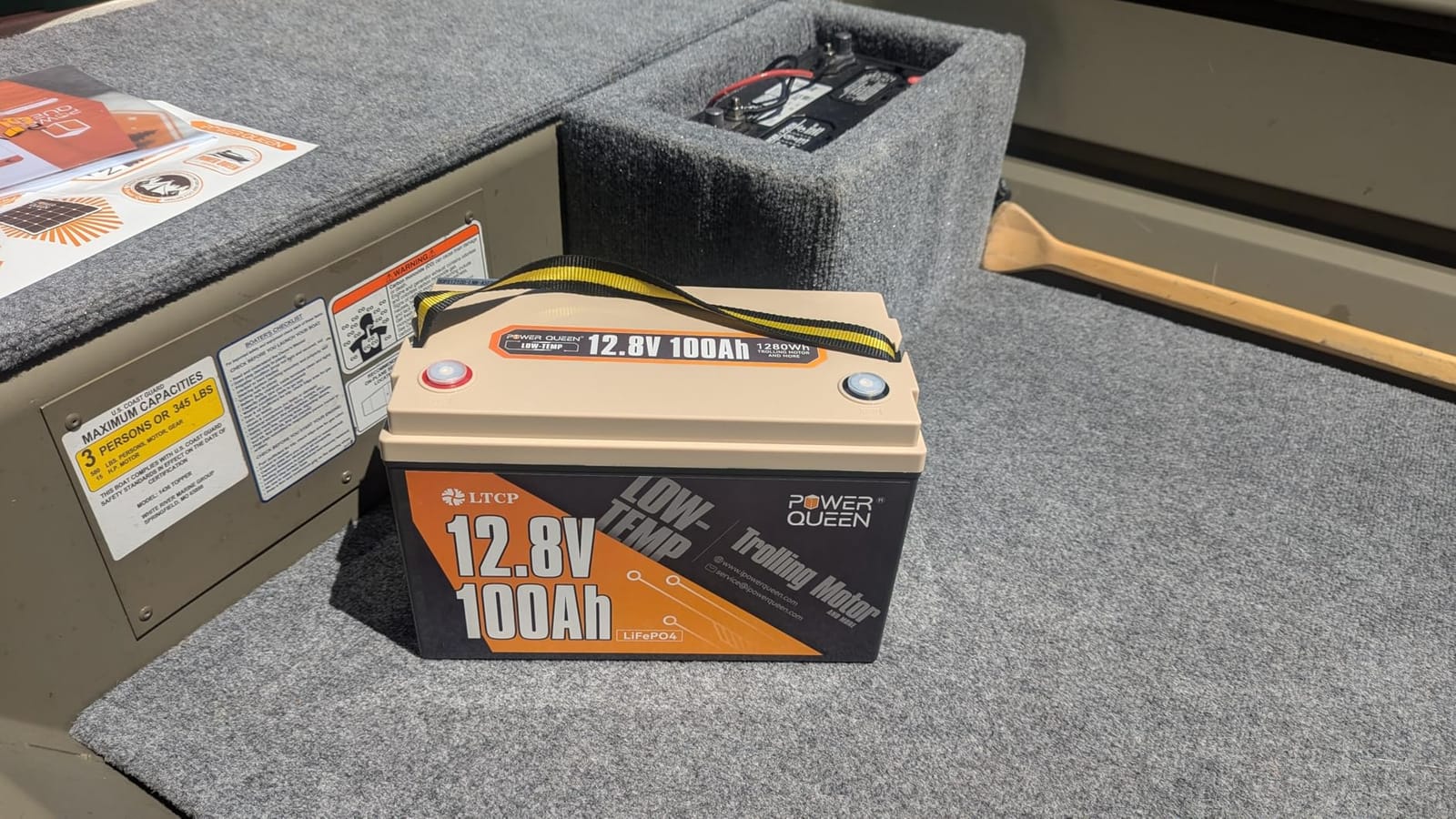 Power Queen 12V 100Ah Trolling Motor LiFePO4 Battery for Marine, RV customer photo 2