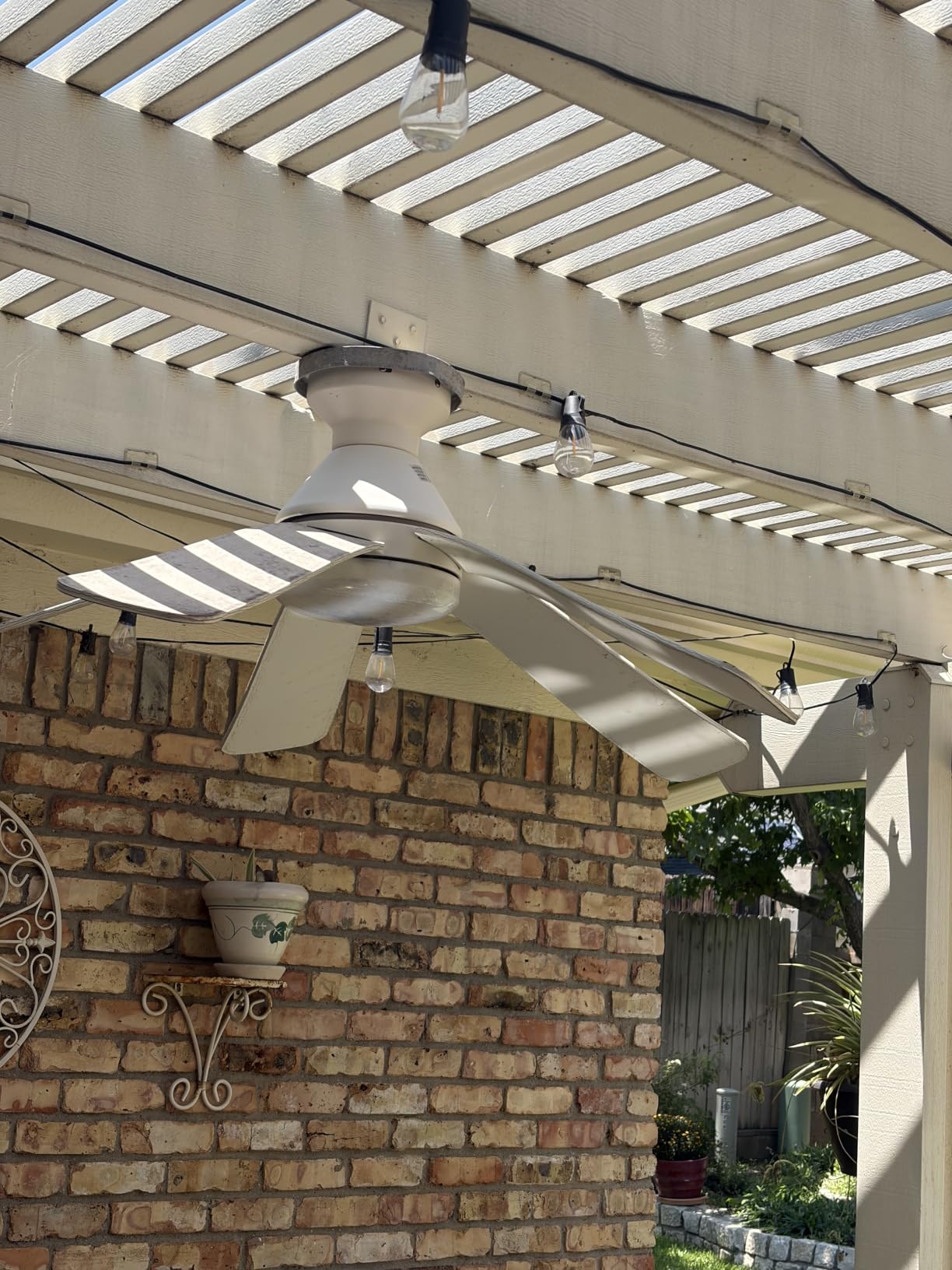 addlon 42 Inch Black Low Profile Ceiling Fans with Lights and Remote customer photo 1