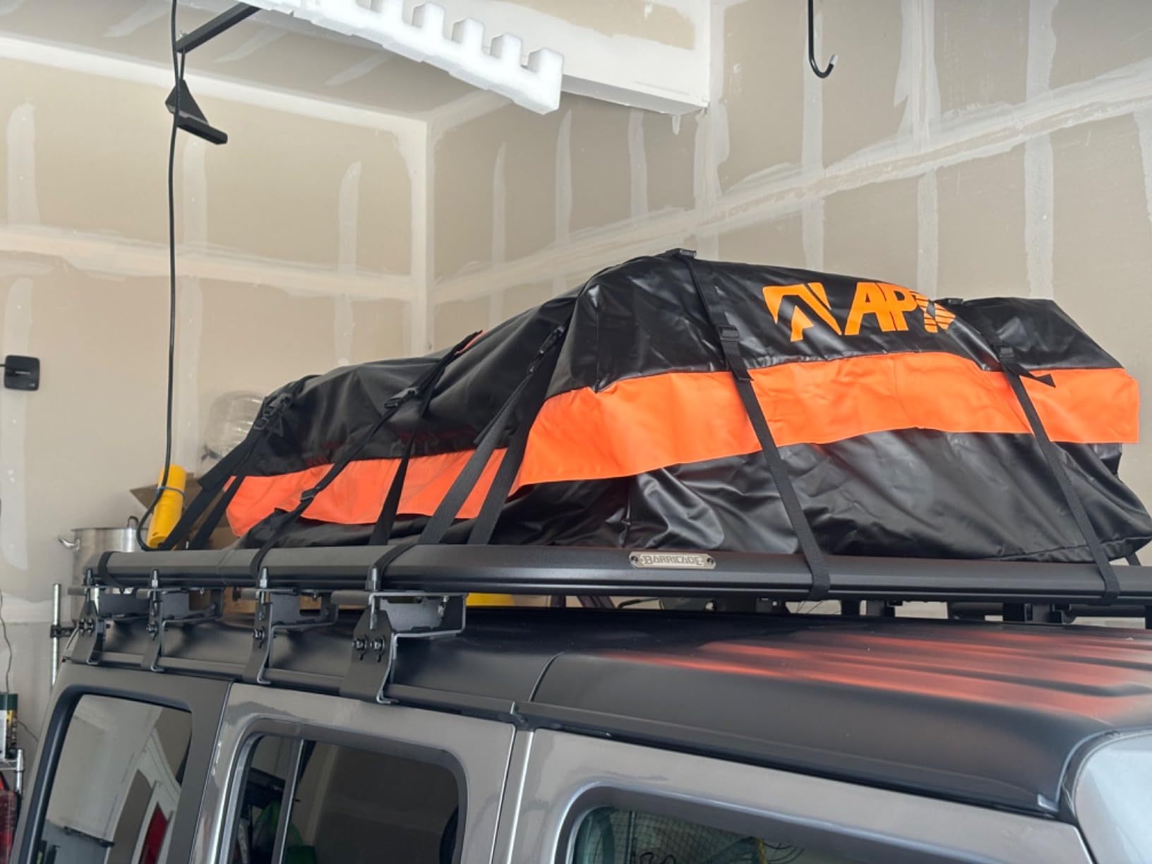 21 Cu Ft Car Rooftop Cargo Bag, Waterproof Soft Roof Top Luggage Carrier customer photo 1